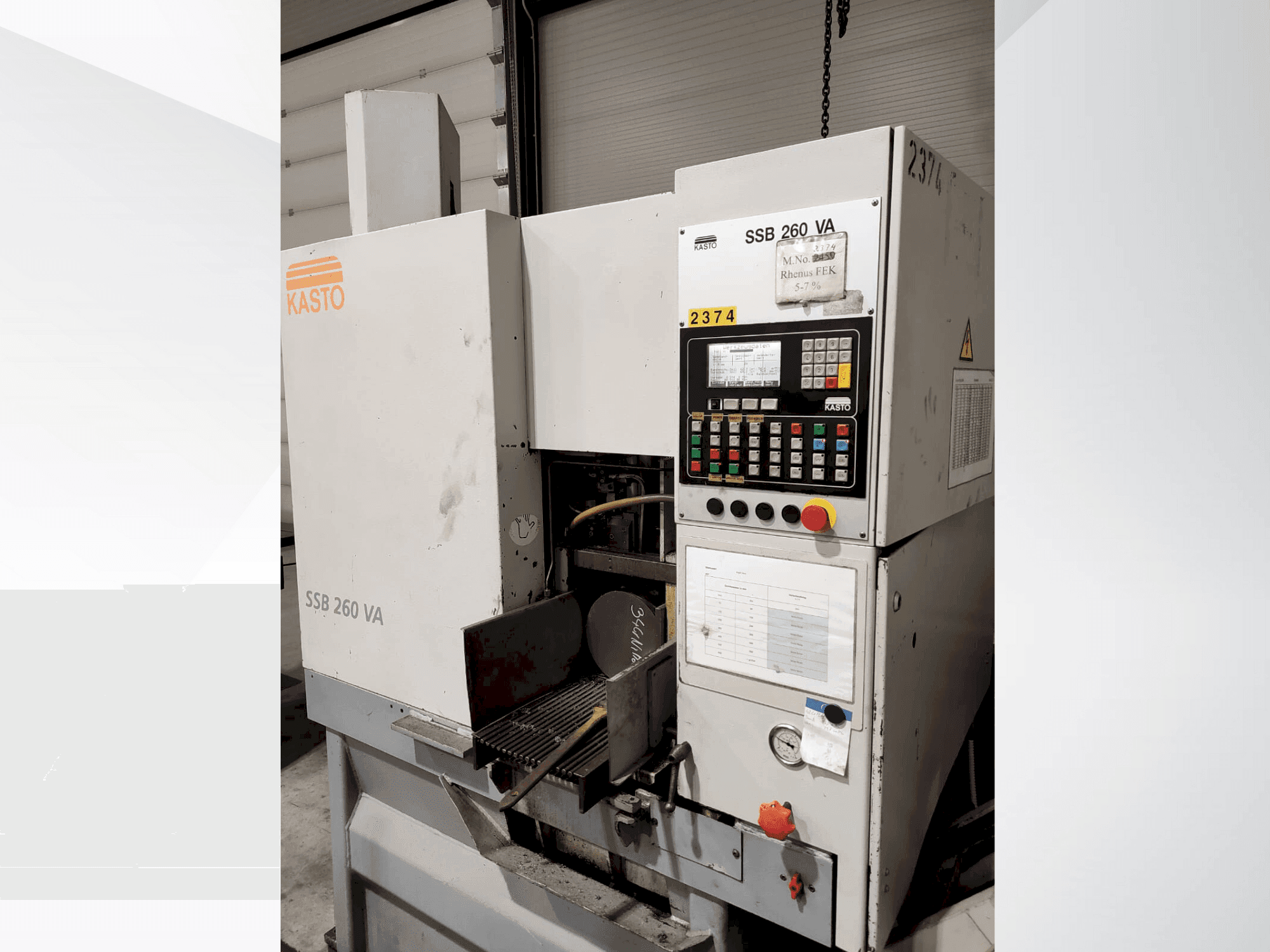 Prikaz stroja KASTO SSB 260 VA sprijeda