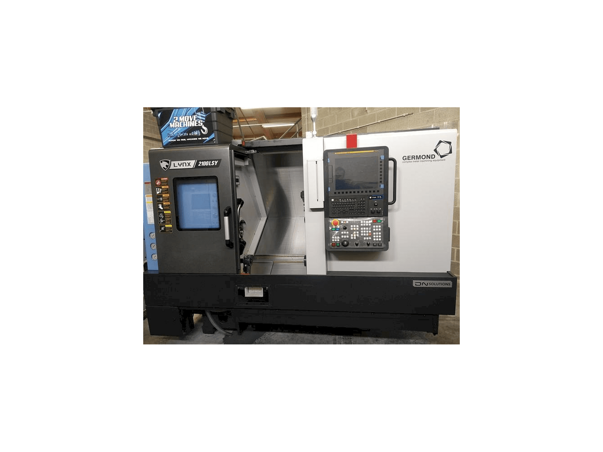 Prikaz stroja DN SOLUTIONS LYNX 2100 LSYB sprijeda