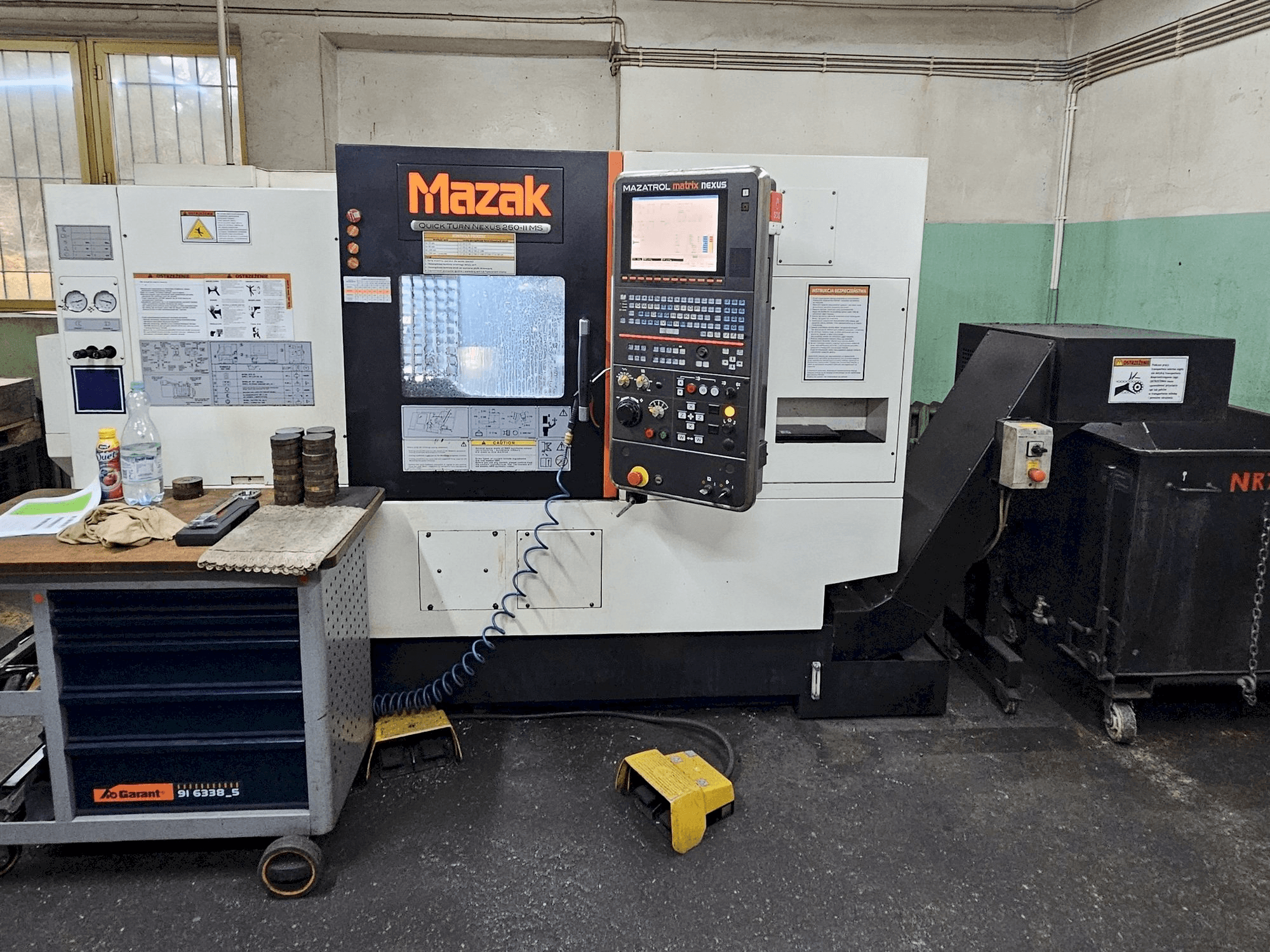 Prikaz stroja Mazak Quickturn Nexus 250-II MS sprijeda