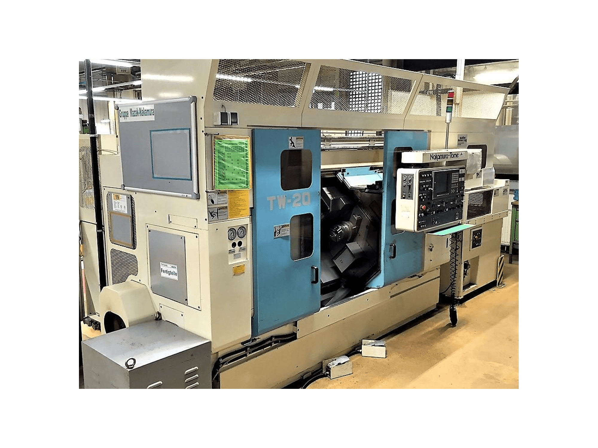 Prikaz stroja NAKAMURA-TOME TW-20 slijeva