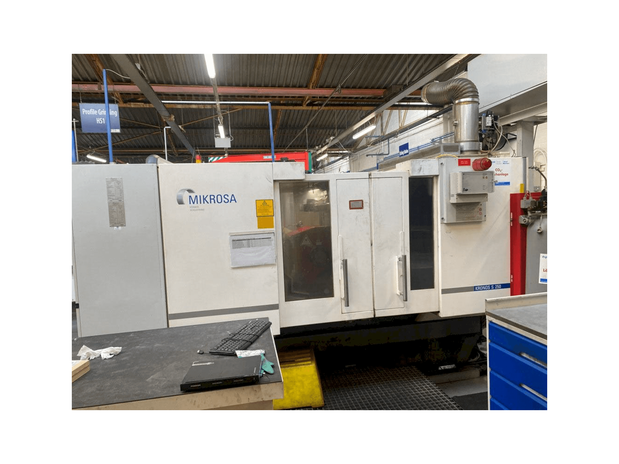 Prikaz stroja Schaudt Mikrosa Kronos S250 sprijeda