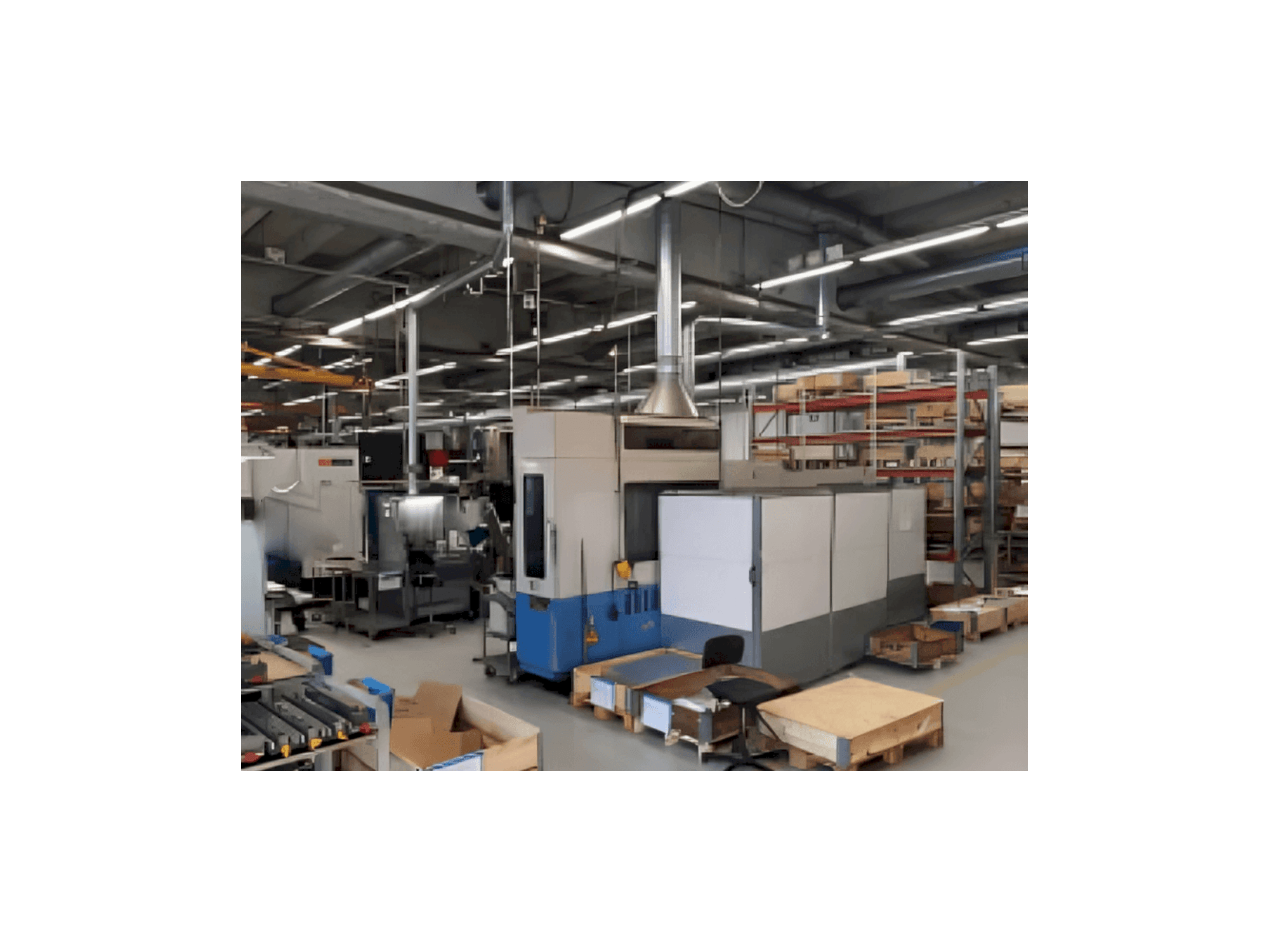 Prikaz stroja Mazak H-500 sprijeda