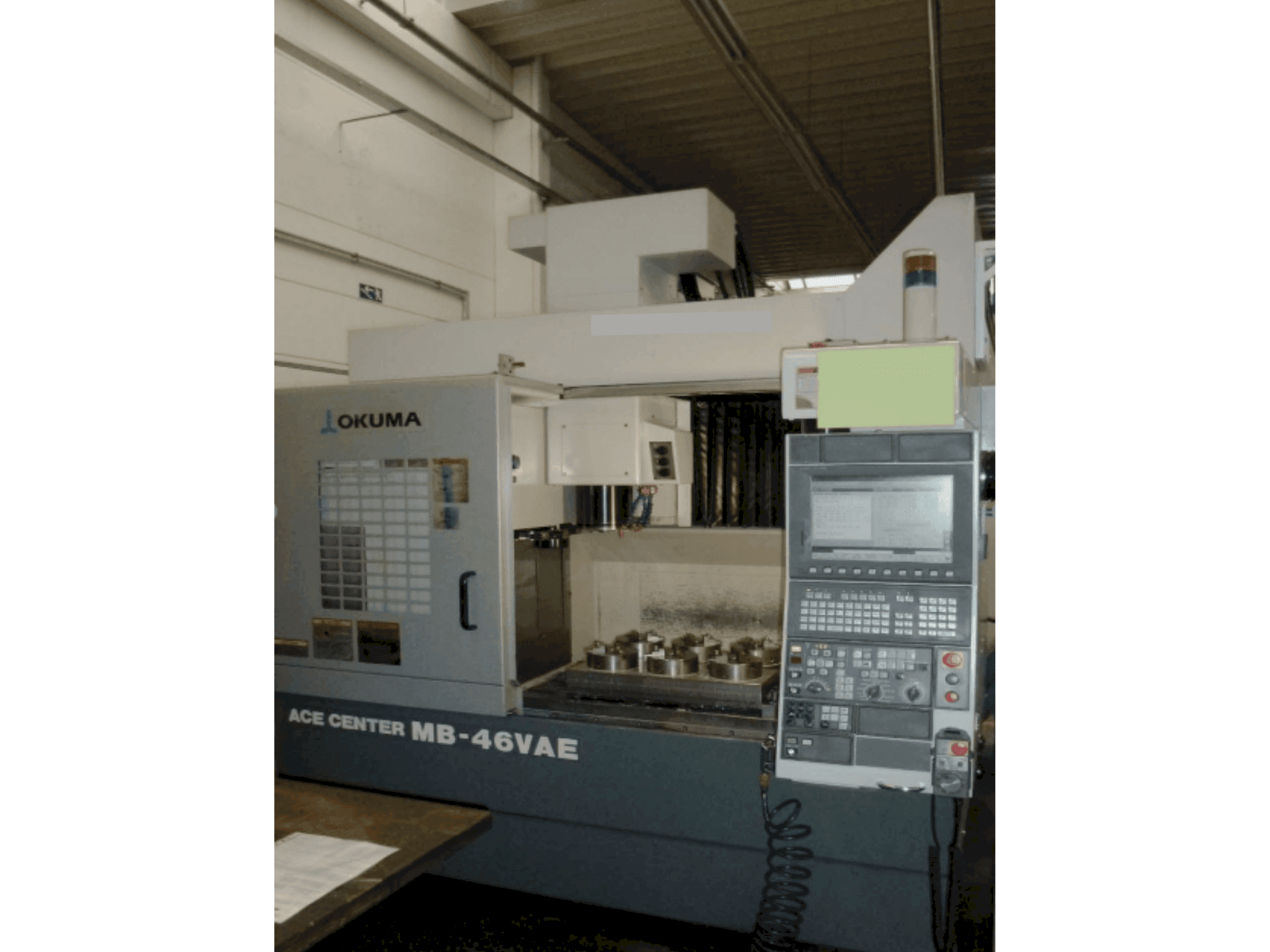 Prikaz stroja Okuma MB-46VAE sprijeda