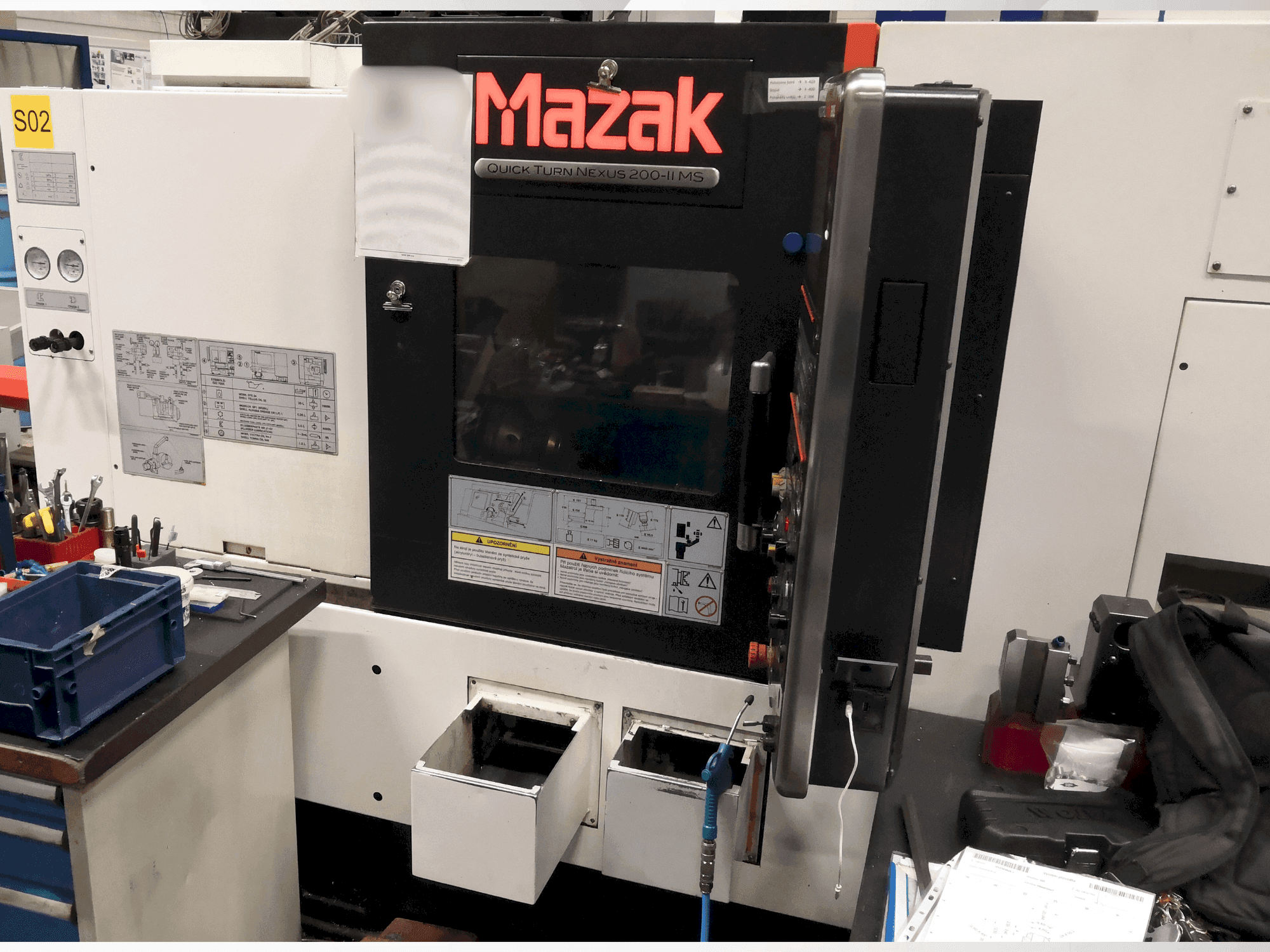 Prikaz stroja Mazak Quickturn Nexus 200-II MS sprijeda
