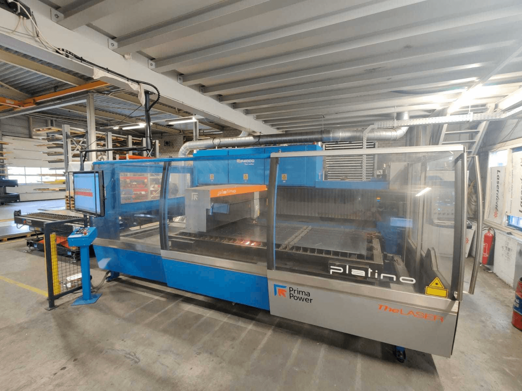 Prikaz stroja Prima Industrie Platino 1530 sprijeda