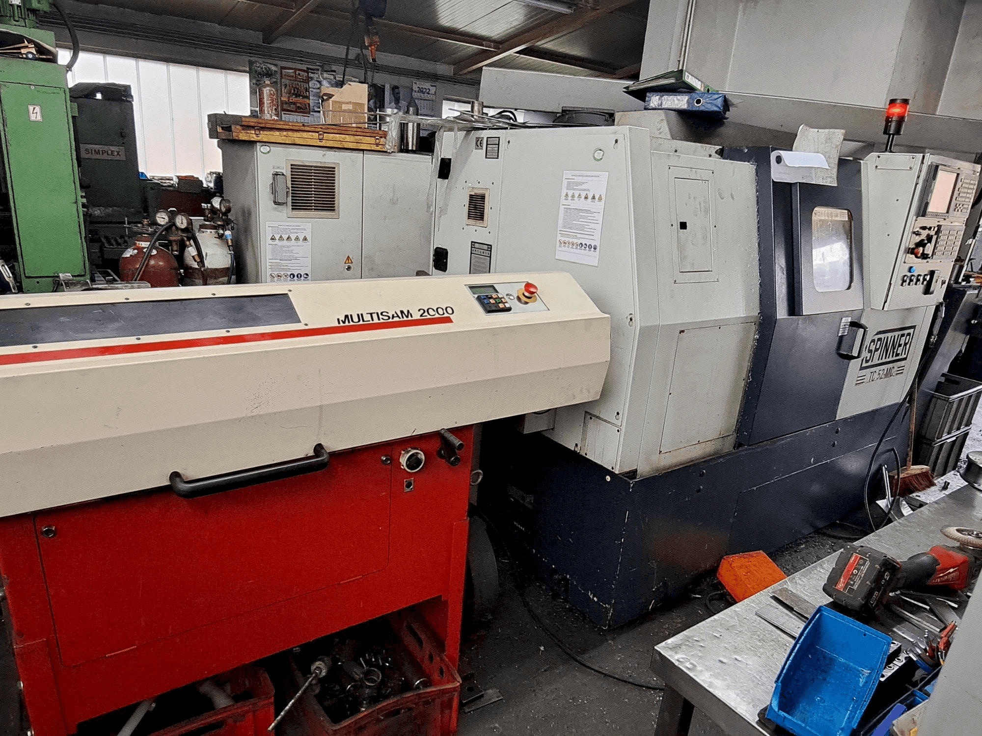 Prikaz stroja SPINNER TC 52-MC sprijeda