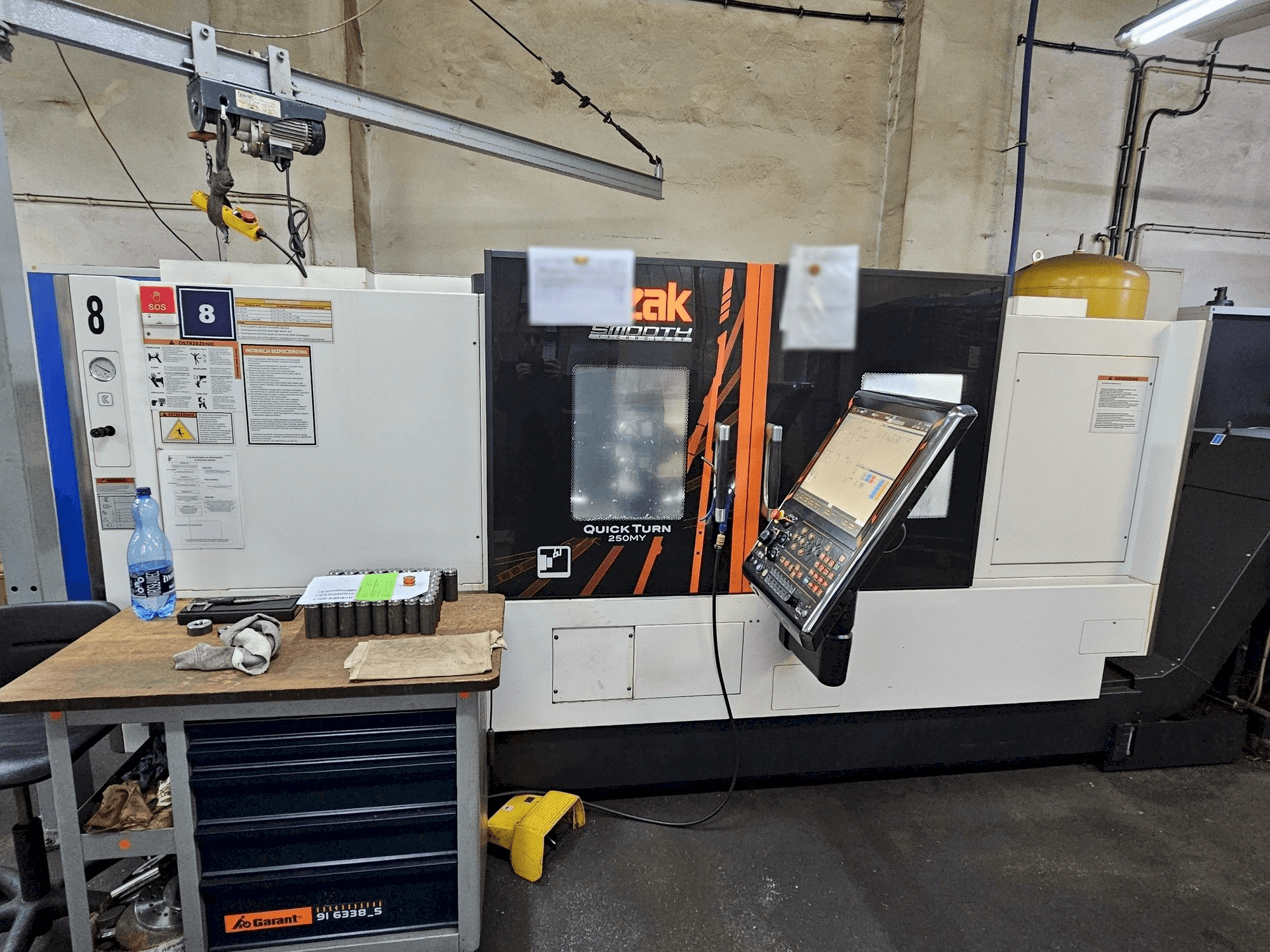 Prikaz stroja Mazak QUICK TURN SMOOTH 250MY sprijeda