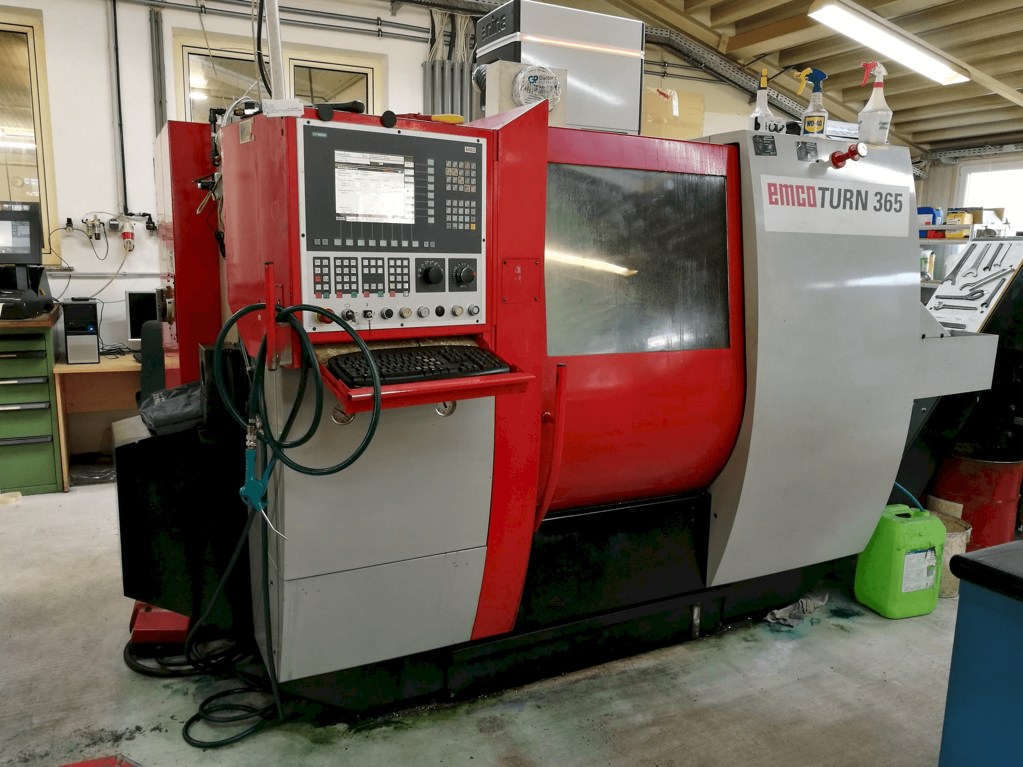 Prikaz stroja EMCO TURN 365 slijeva
