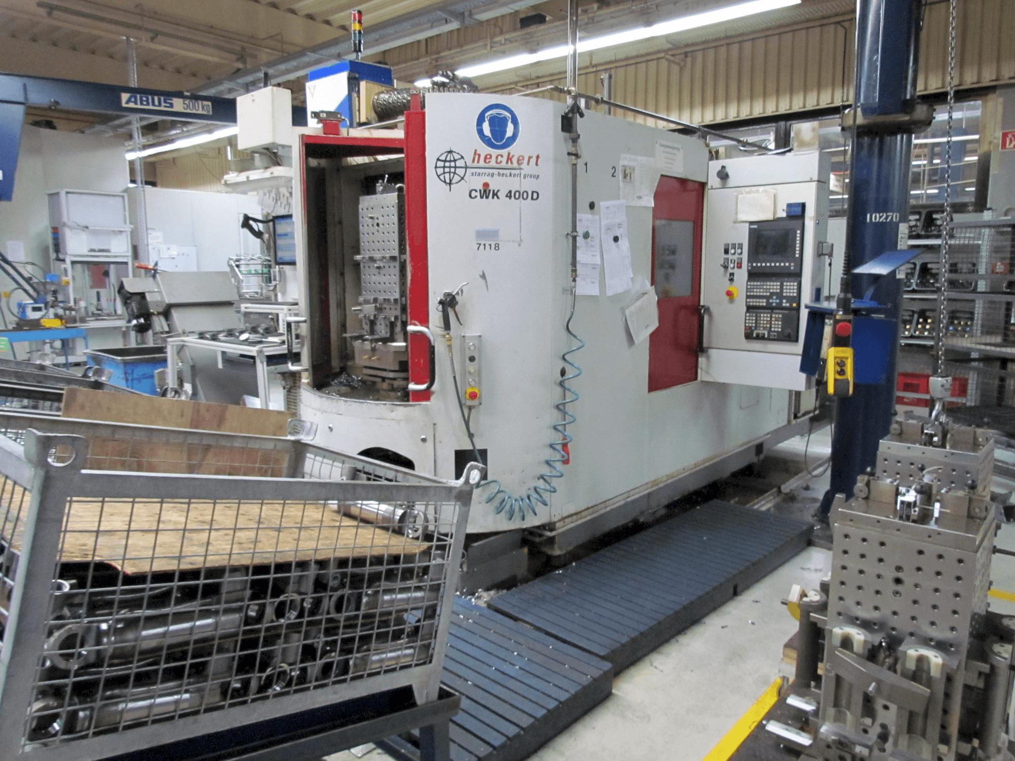 Prikaz stroja Heckert CWK 400 D sprijeda