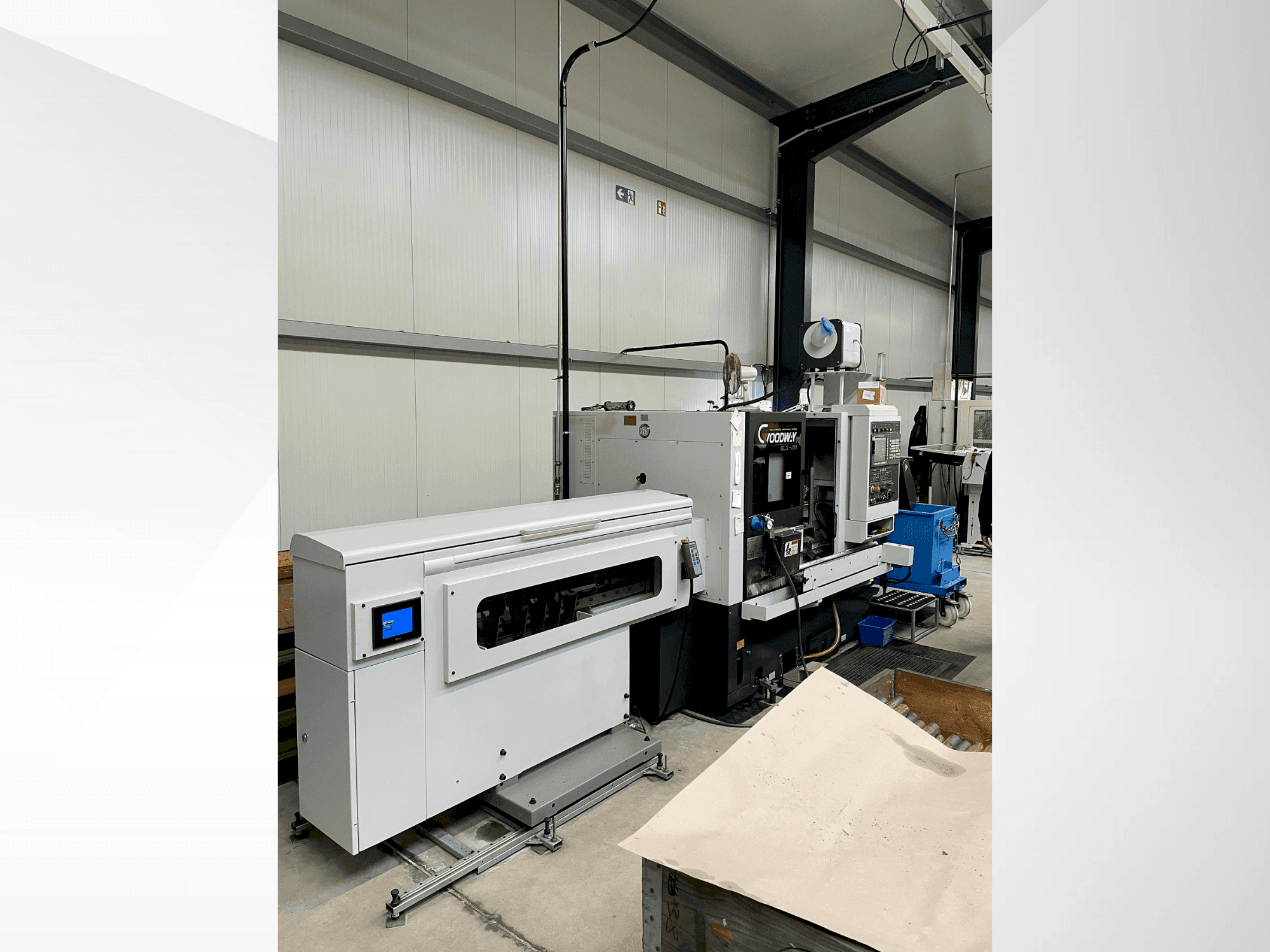 Prikaz stroja Goodway GLS-150 sprijeda