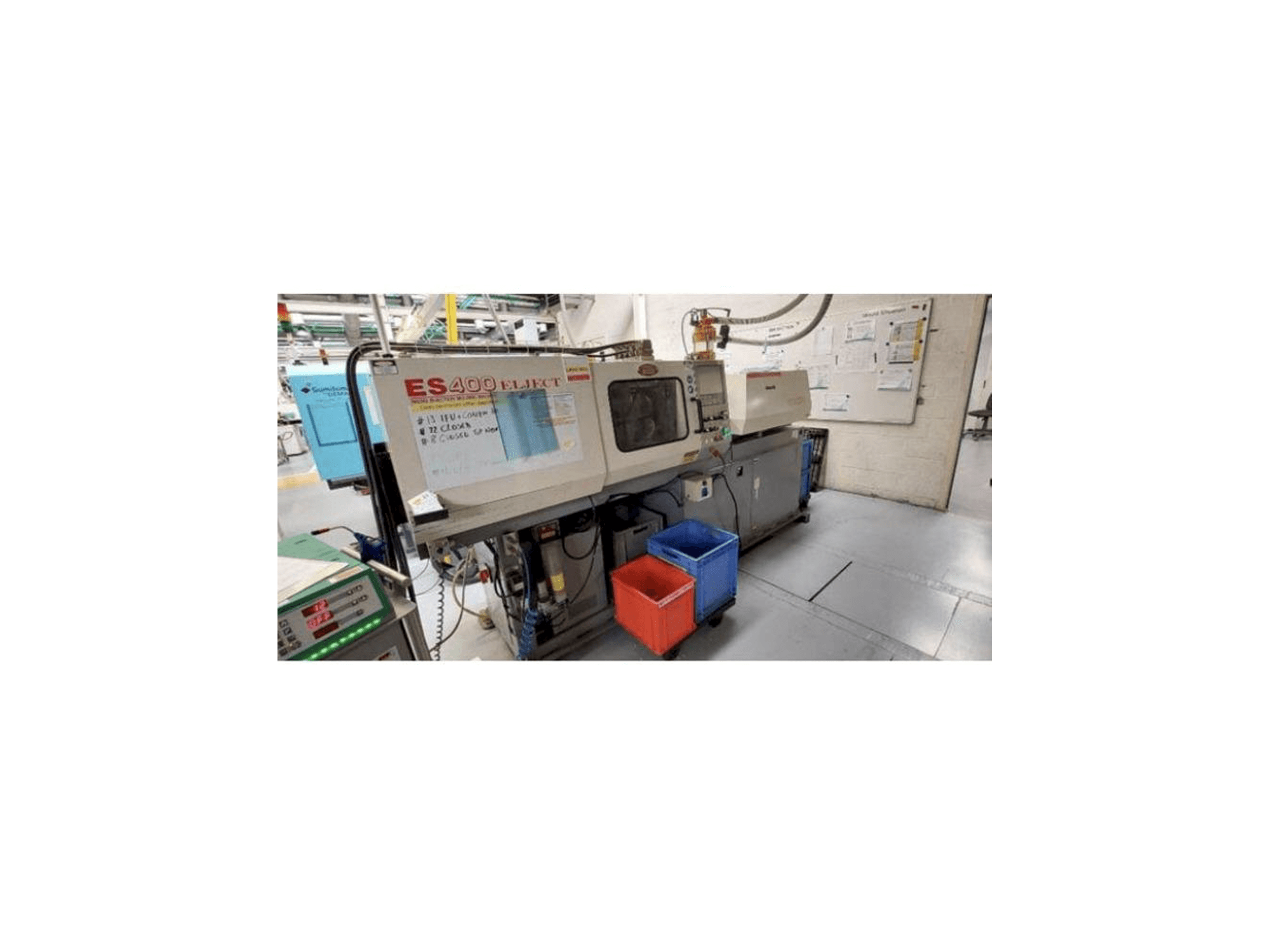 Prikaz stroja Nissei ES400 sprijeda