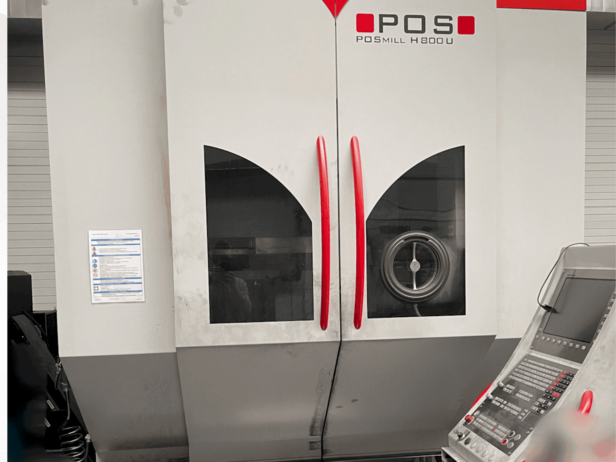 Prikaz stroja POSmill H800U sprijeda