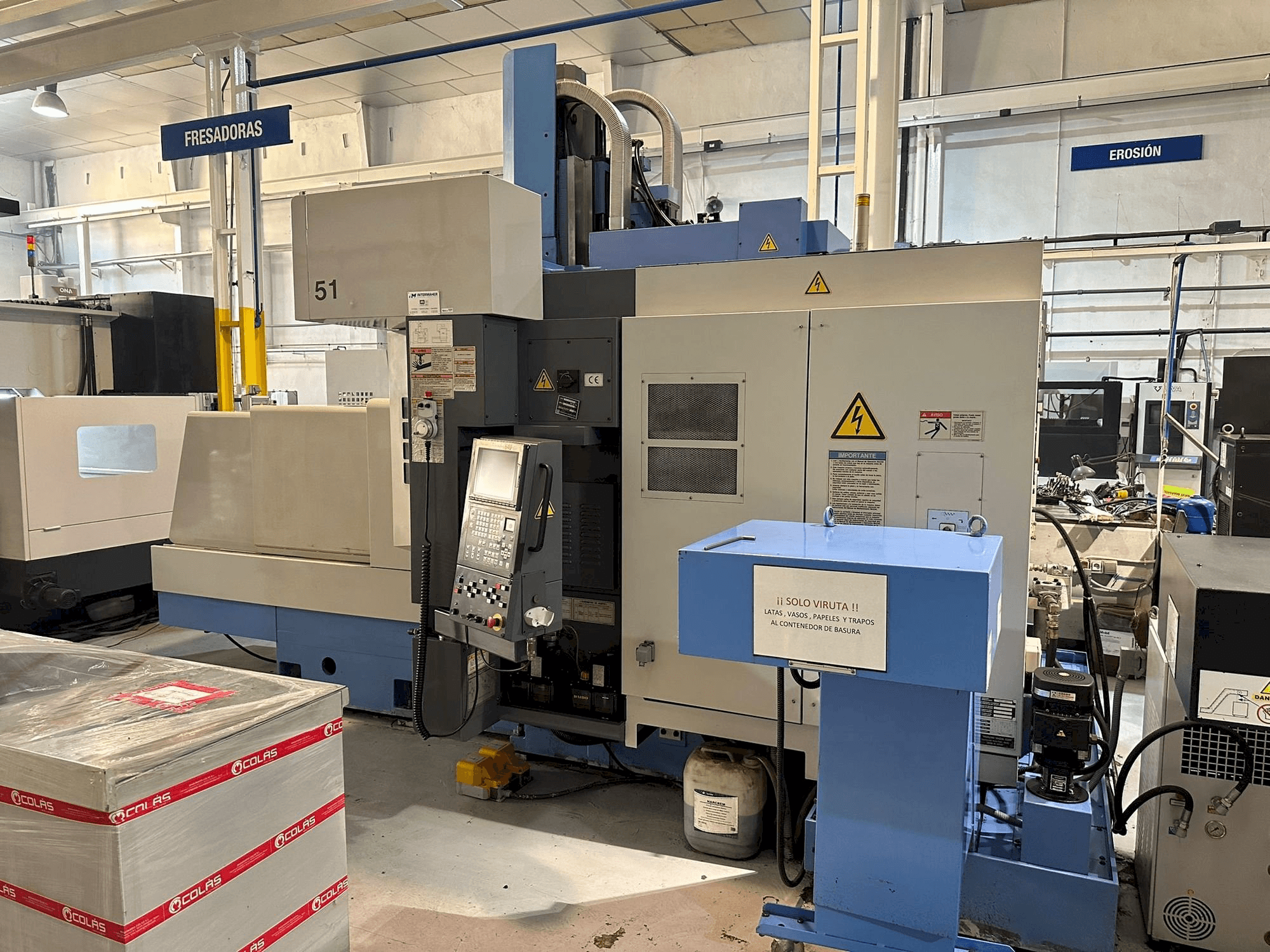 Prikaz stroja Mazak FJV-35/60 sprijeda