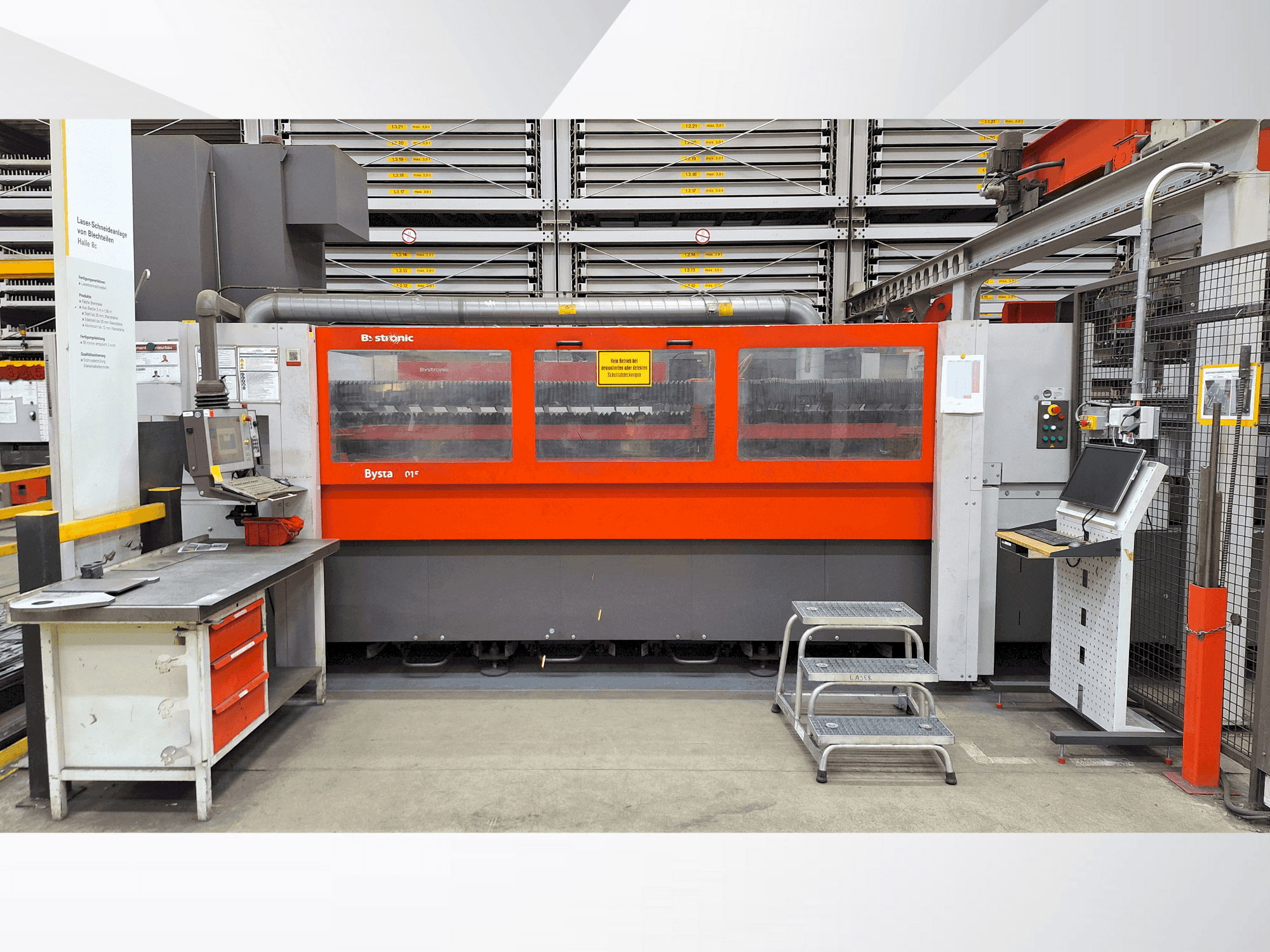 Prikaz stroja Bystronic Bystar 3015 sprijeda
