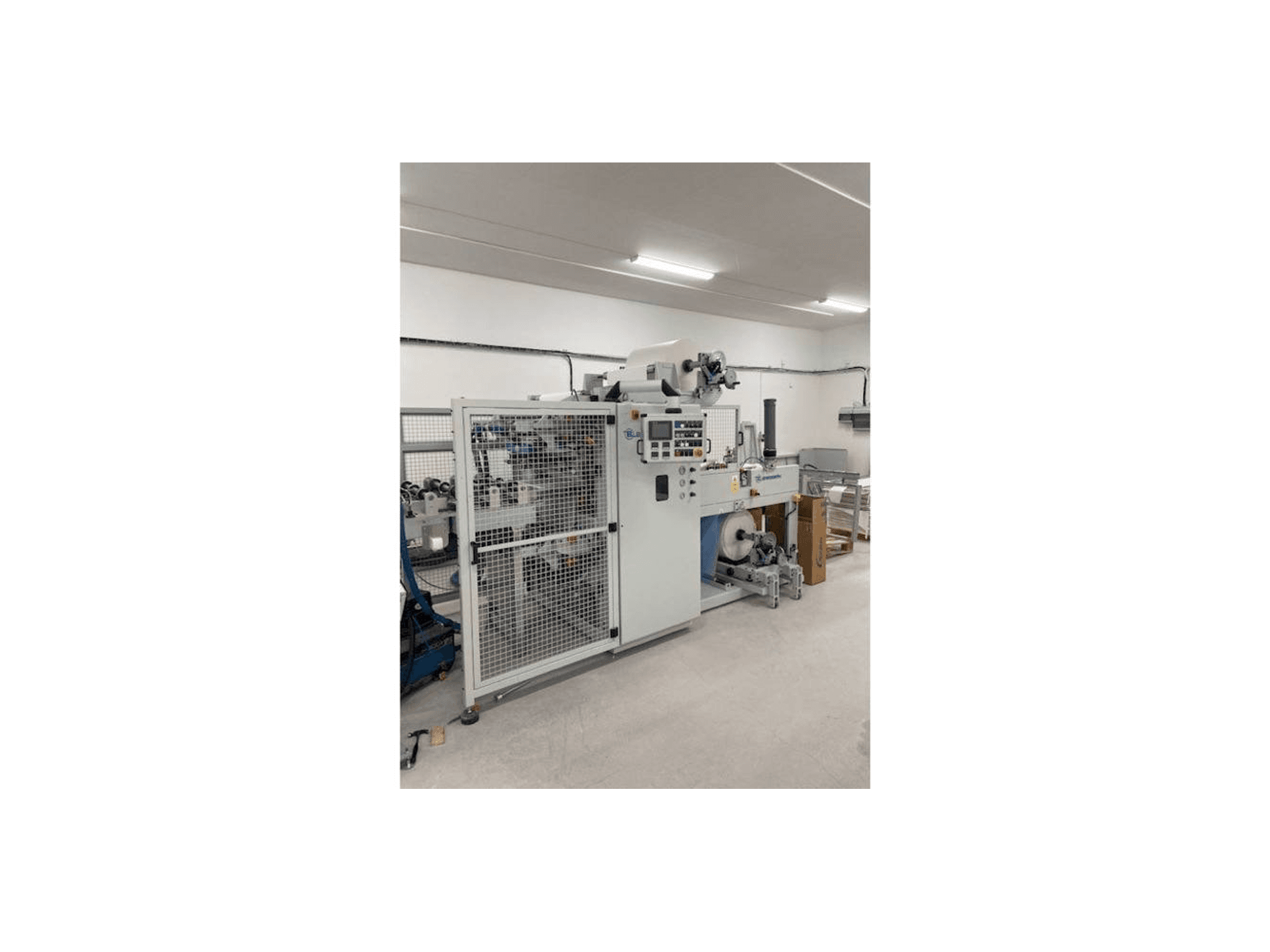 Prikaz stroja Barberan . sprijeda