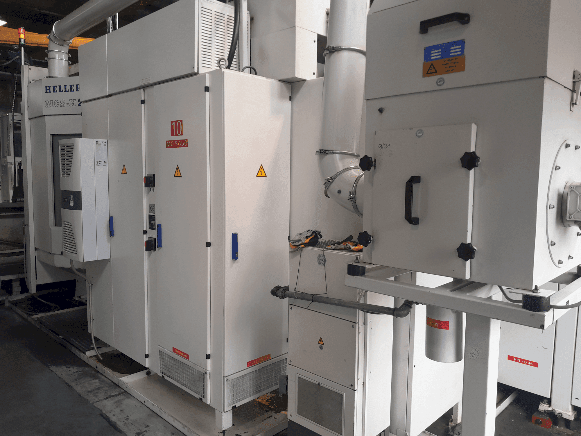 Prikaz stroja HELLER MCS-H 250 sprijeda