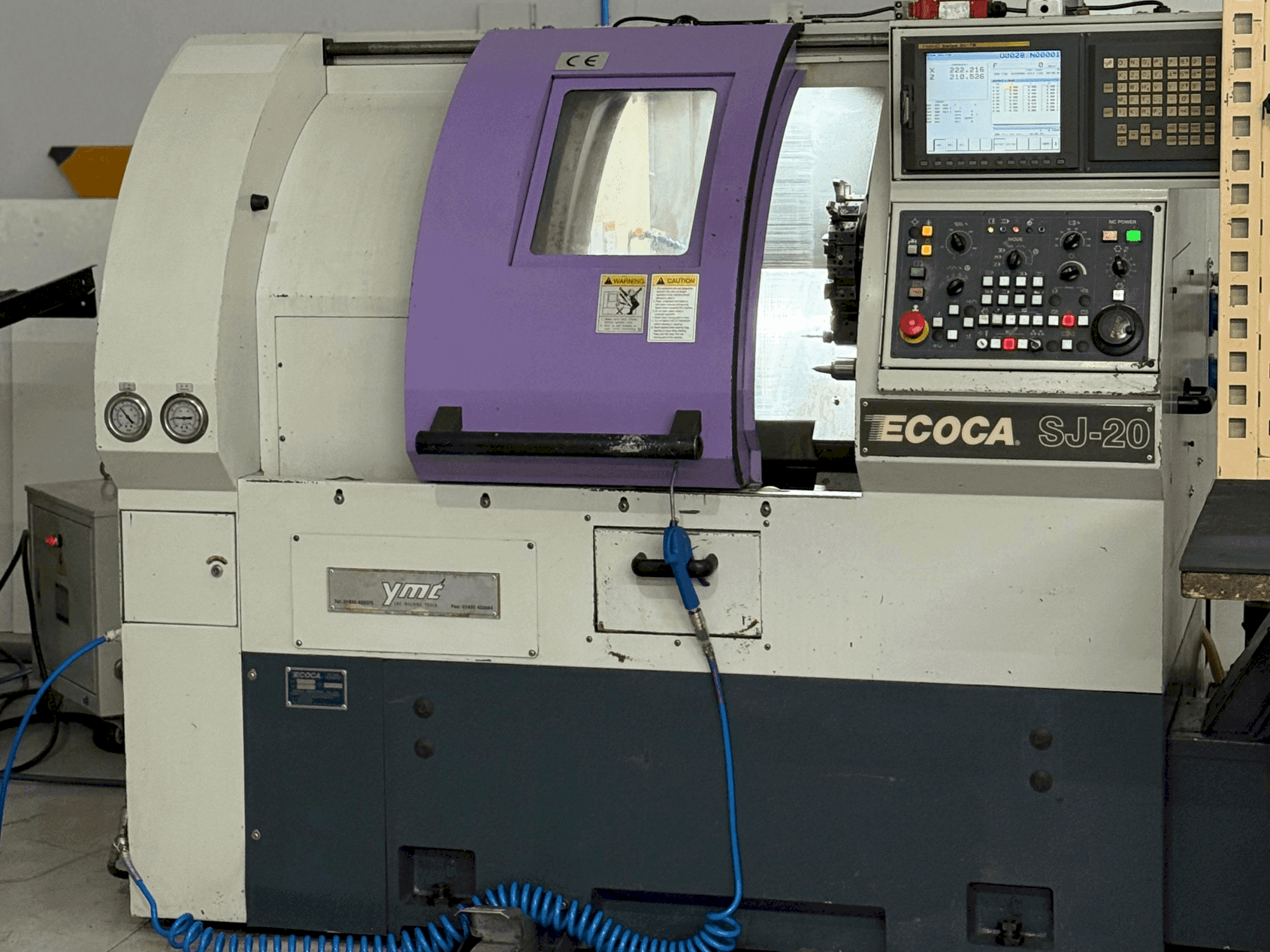 Prikaz stroja ECOCA SJ-20 sprijeda