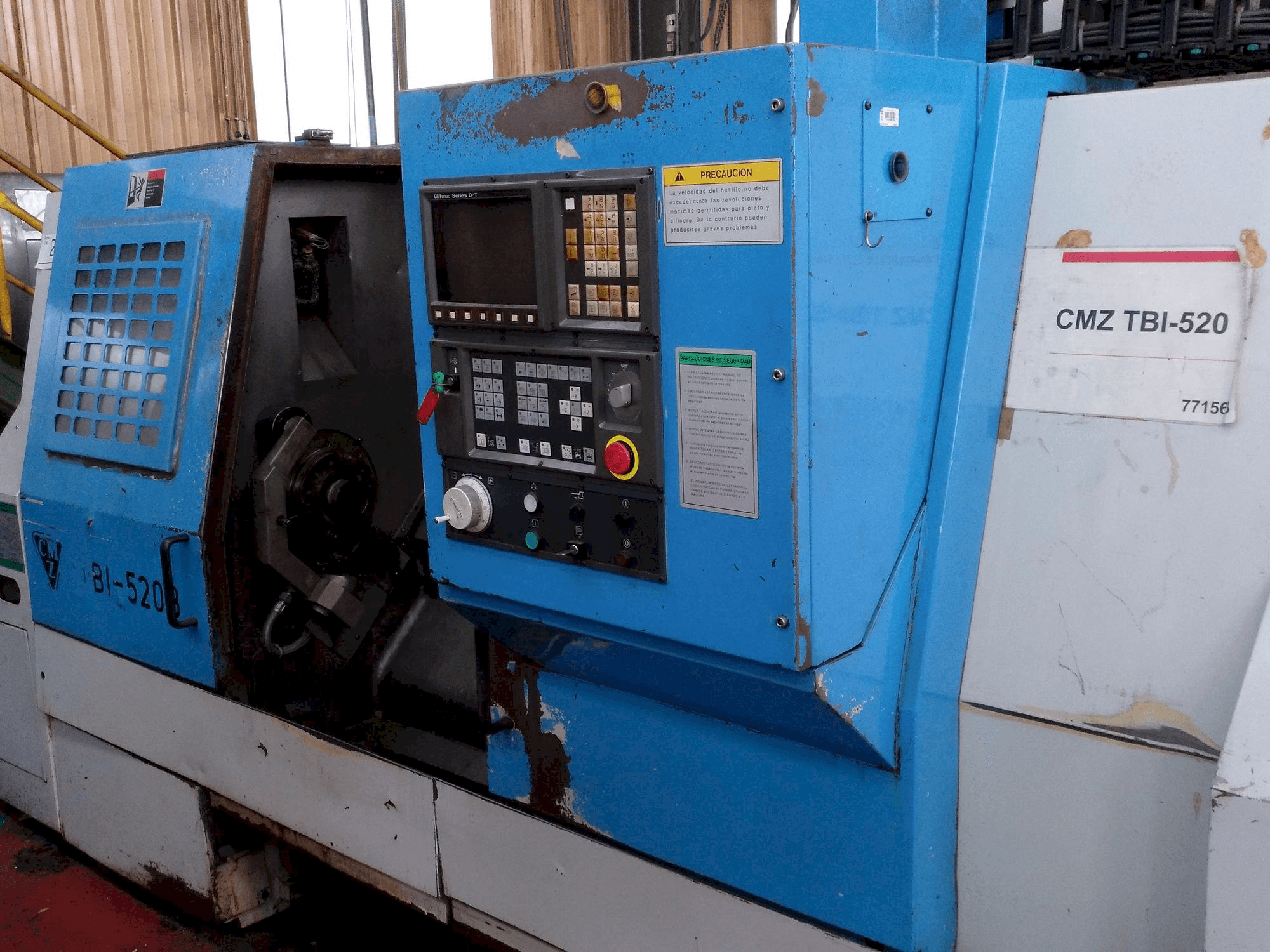 Prikaz stroja CMZ TBI 520 sprijeda