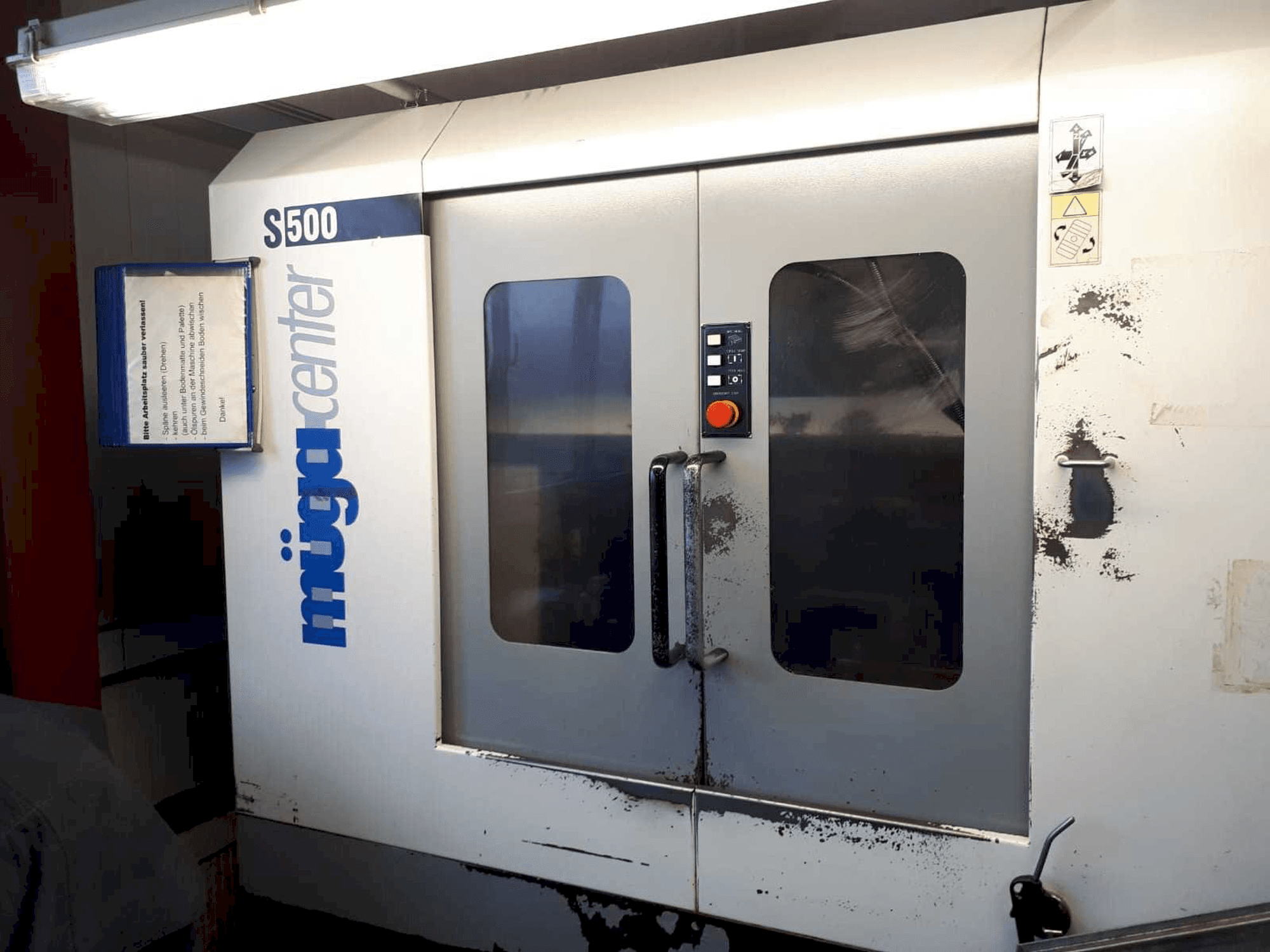 Prikaz stroja Muga S500 sprijeda