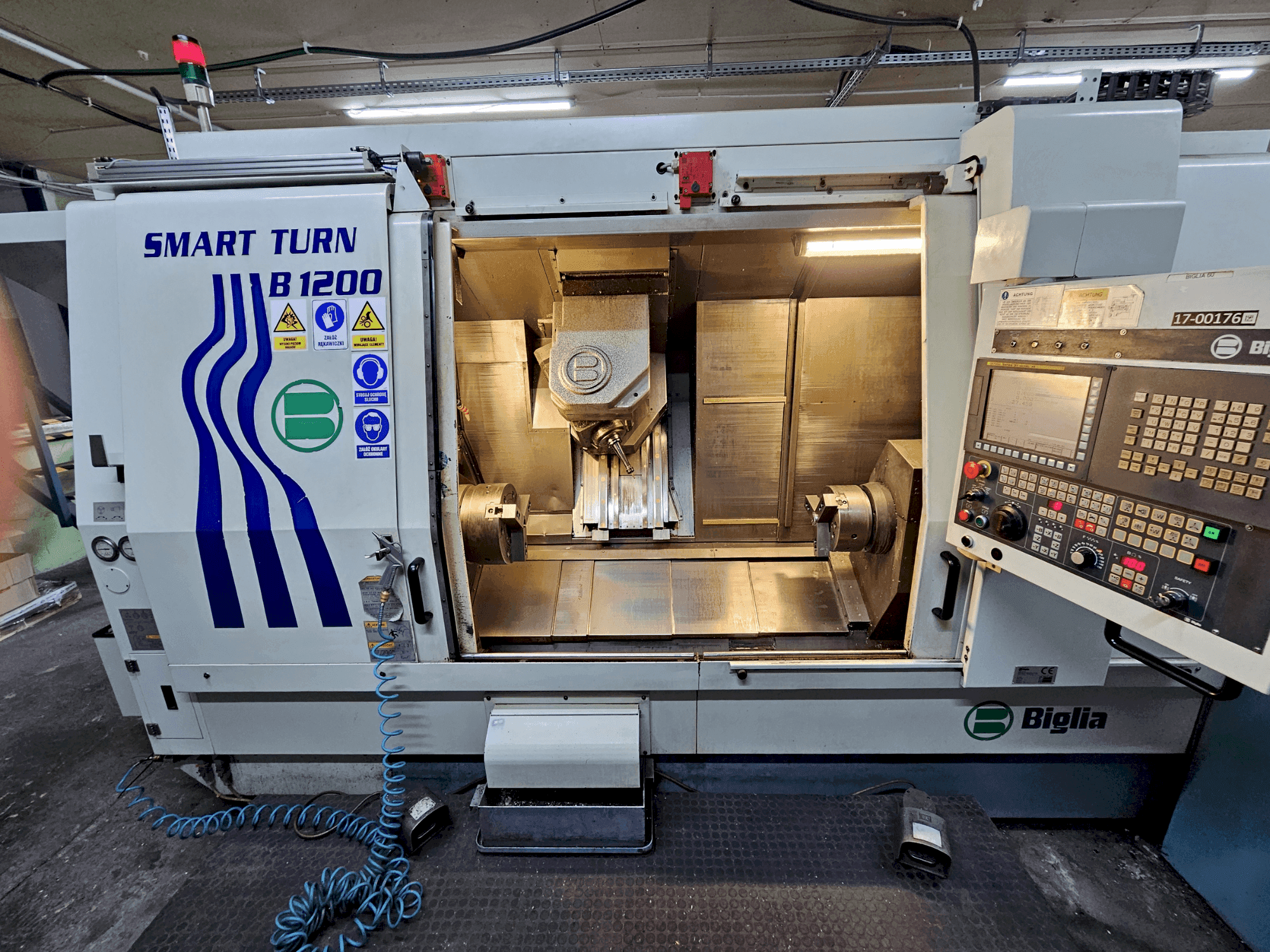 Prikaz stroja Biglia Smart Turn 1200 sprijeda