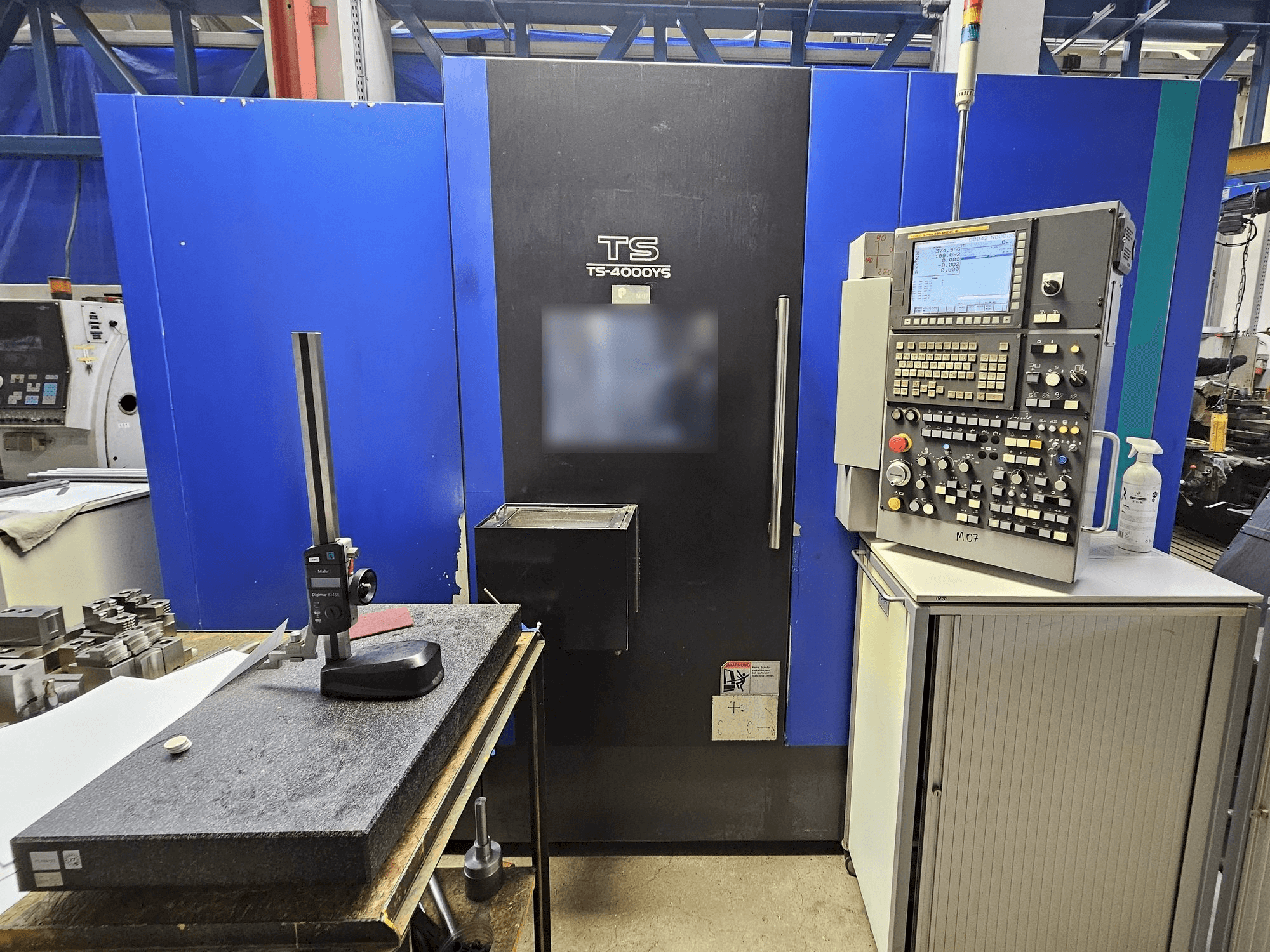 Prikaz stroja Takisawa TS-4000YS sprijeda