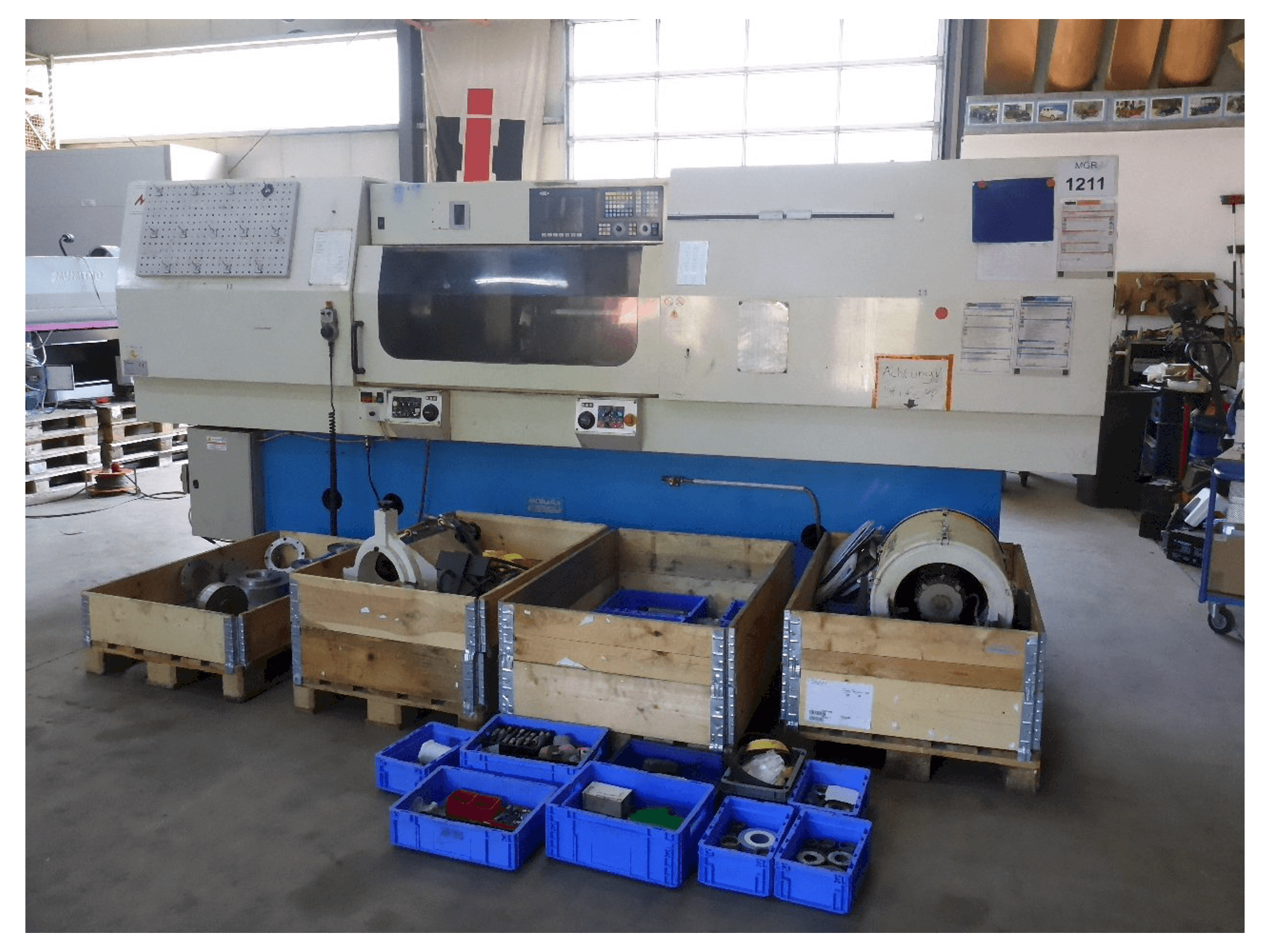 Prikaz stroja MORARA Heavy Quick I/E 1000 CNC sprijeda