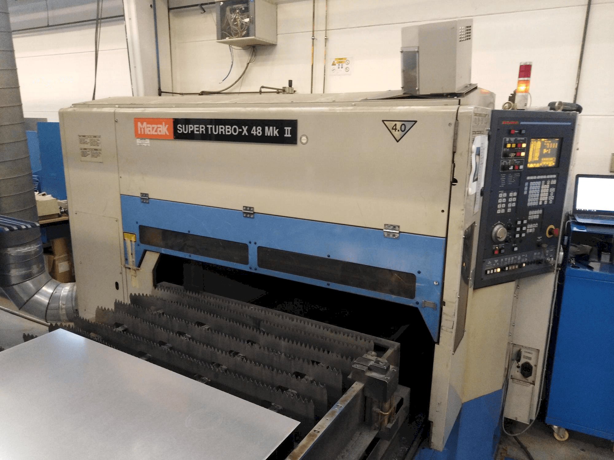 Prikaz stroja Mazak stx-48 Mark II sprijeda