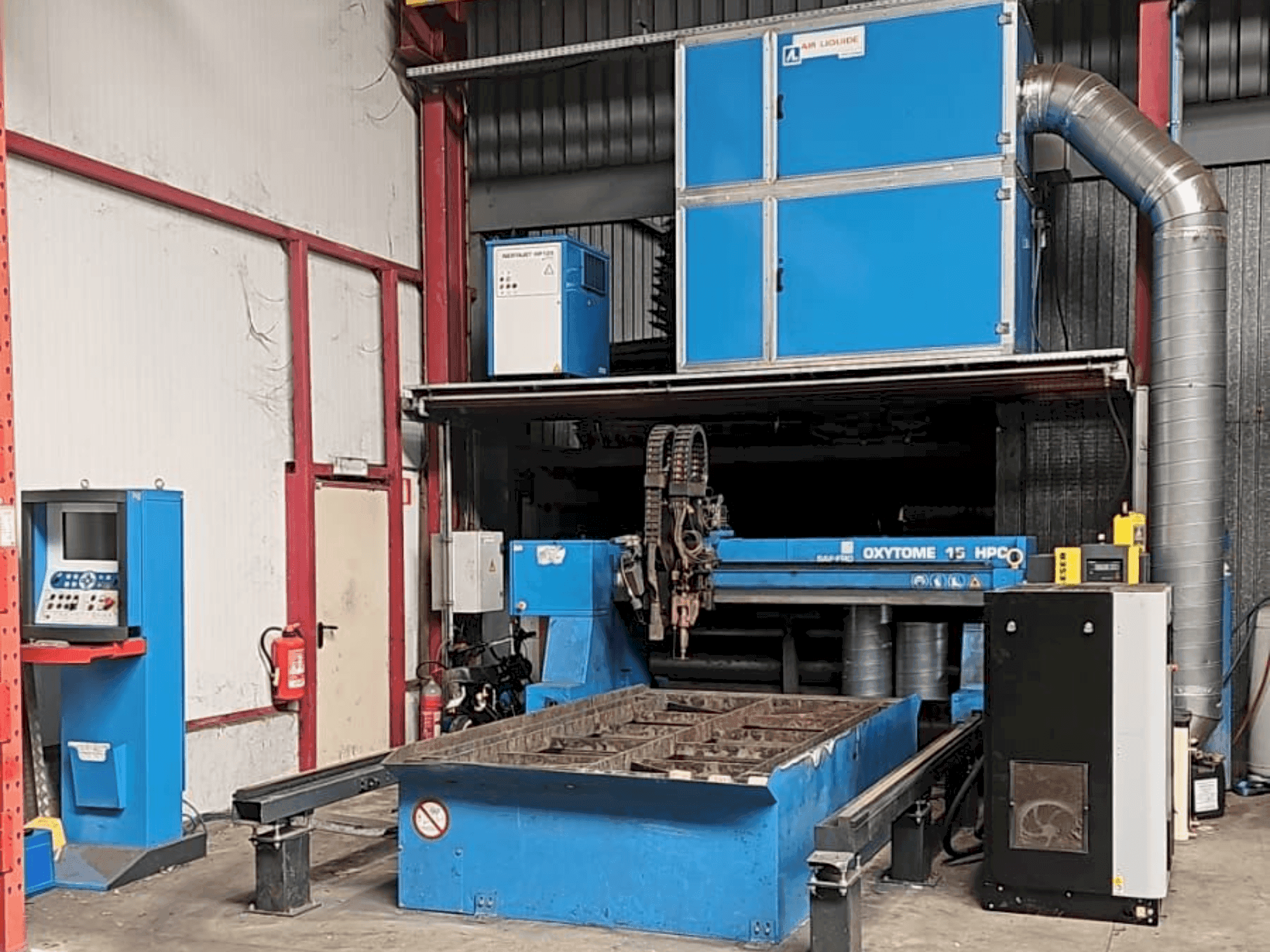 Prikaz stroja SAF Oxytome 15 HPC sprijeda