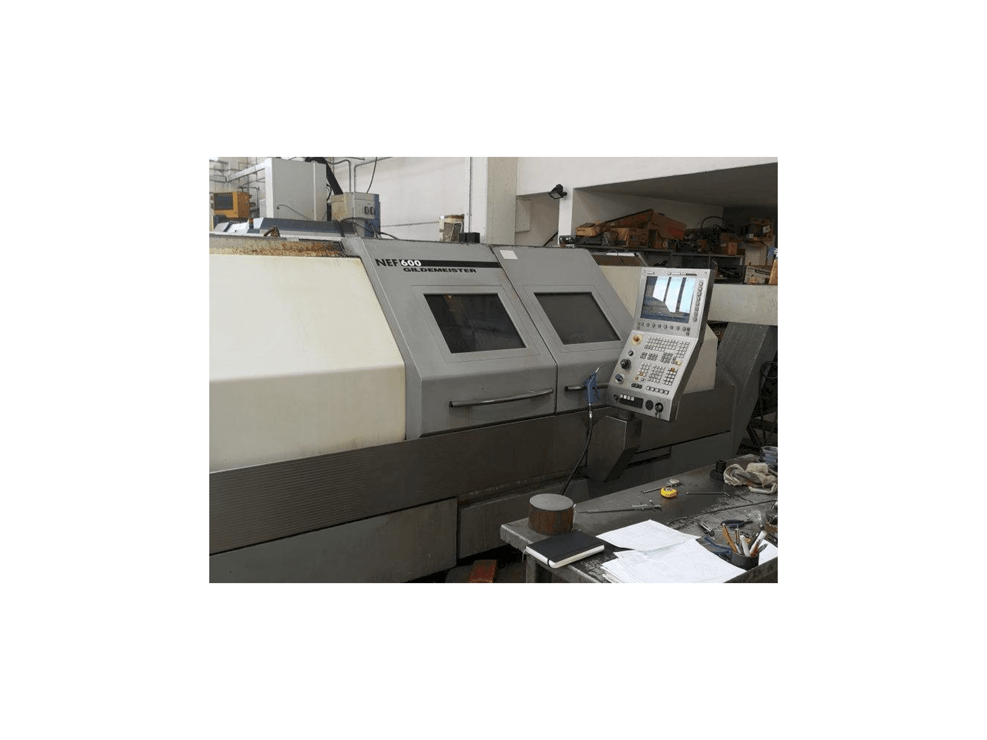 Prikaz stroja Gildemeister NEF 600 sprijeda