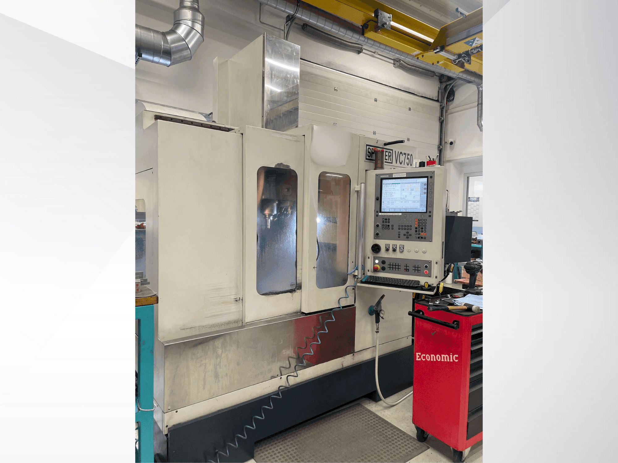 Prikaz stroja SPINNER VC 750 sprijeda