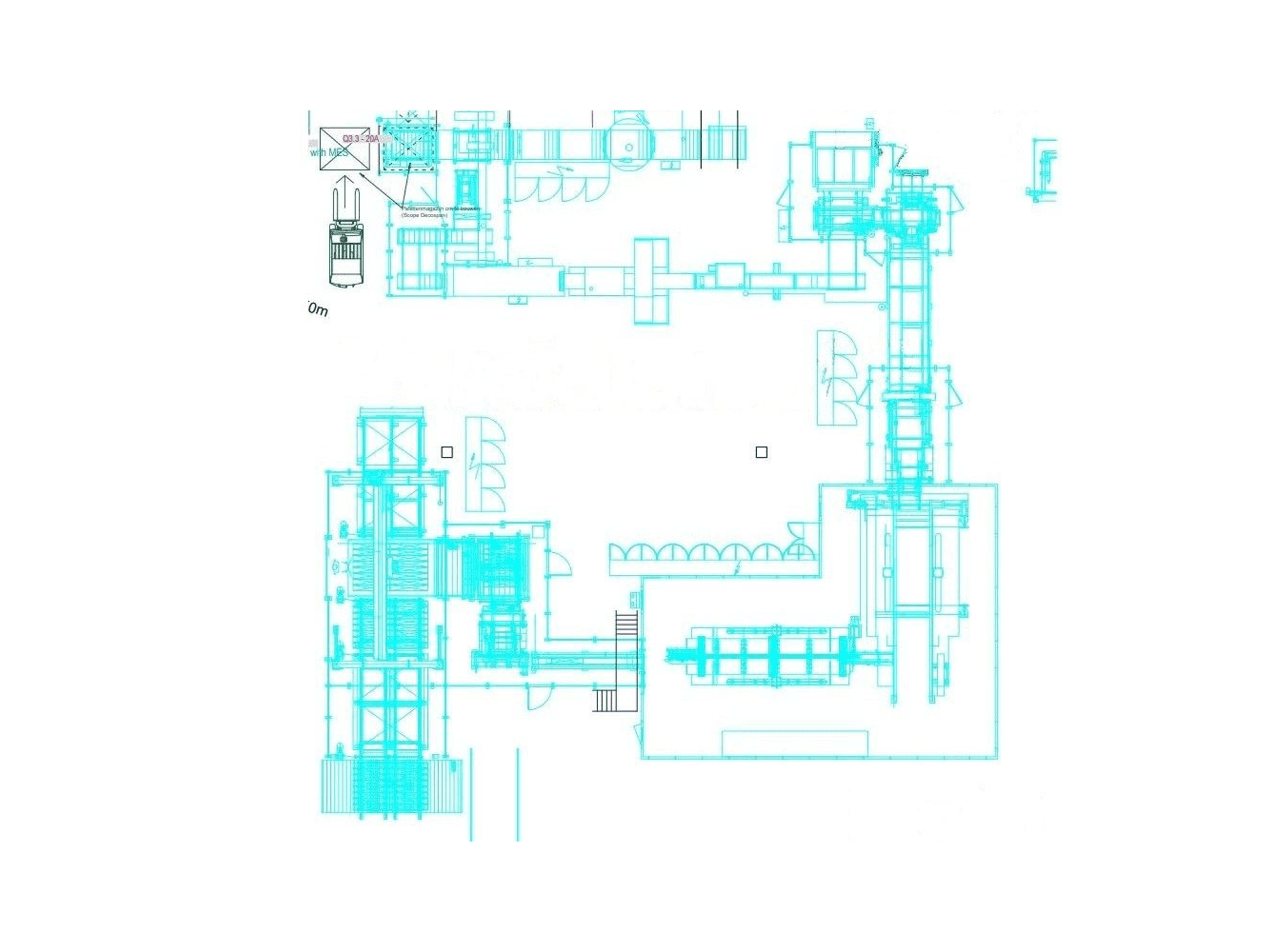 Prikaz stroja TORWEGGE TG2 Parquet production line sprijeda
