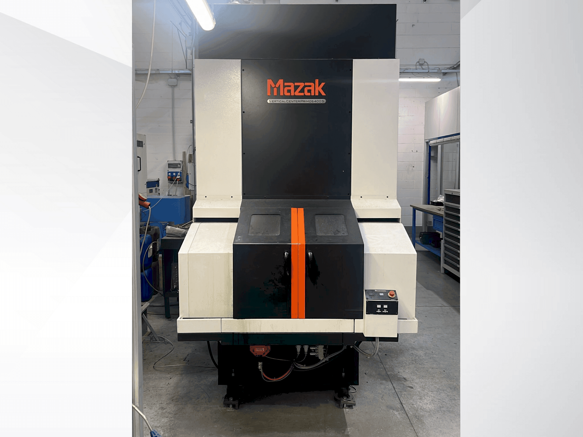 Prikaz stroja Mazak VC PRIMOS 400S sprijeda