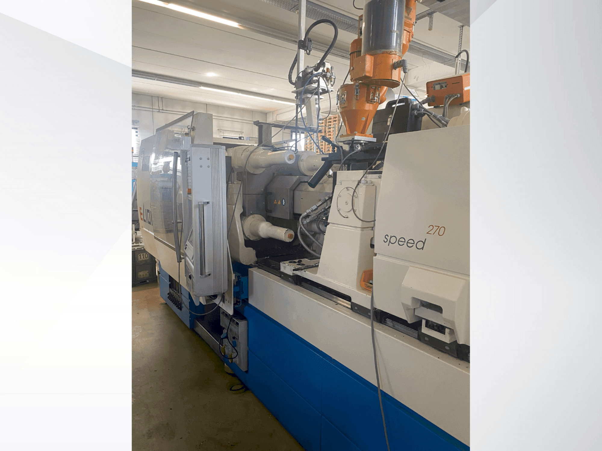 Prikaz stroja Netstal ELION 800-270 S sprijeda