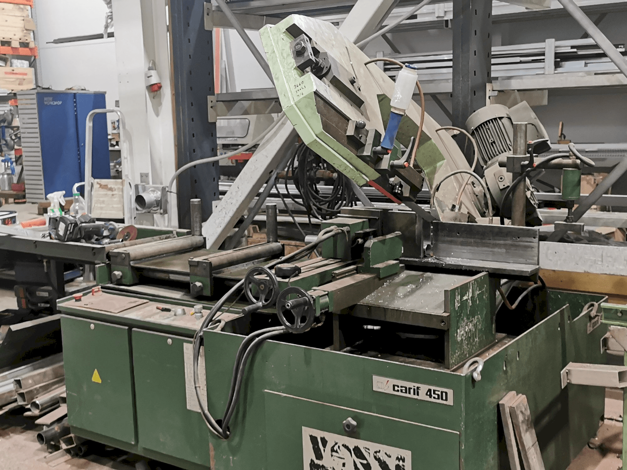 Prikaz stroja carif 450 BA sprijeda