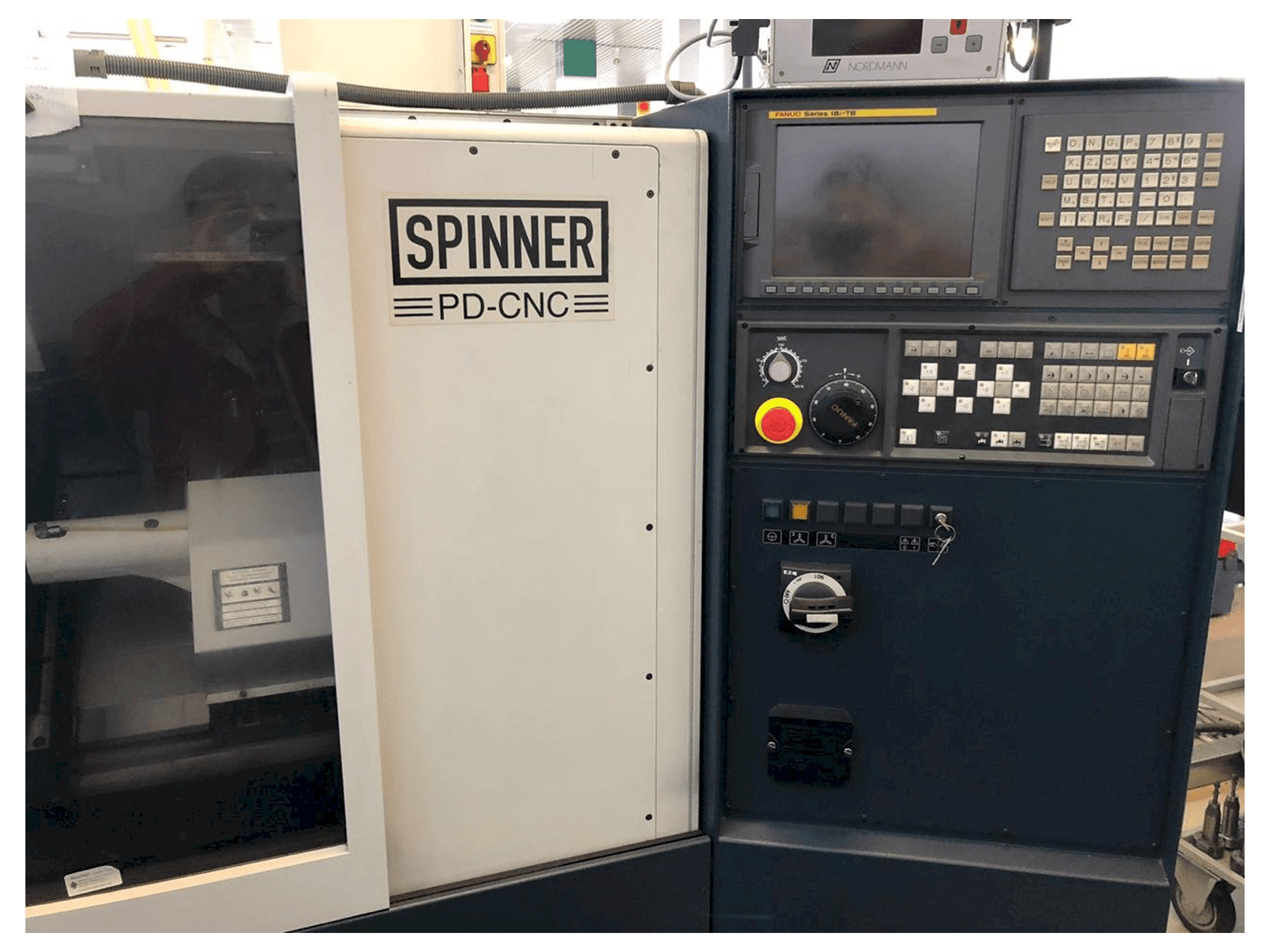 Prikaz stroja SPINNER PD sprijeda