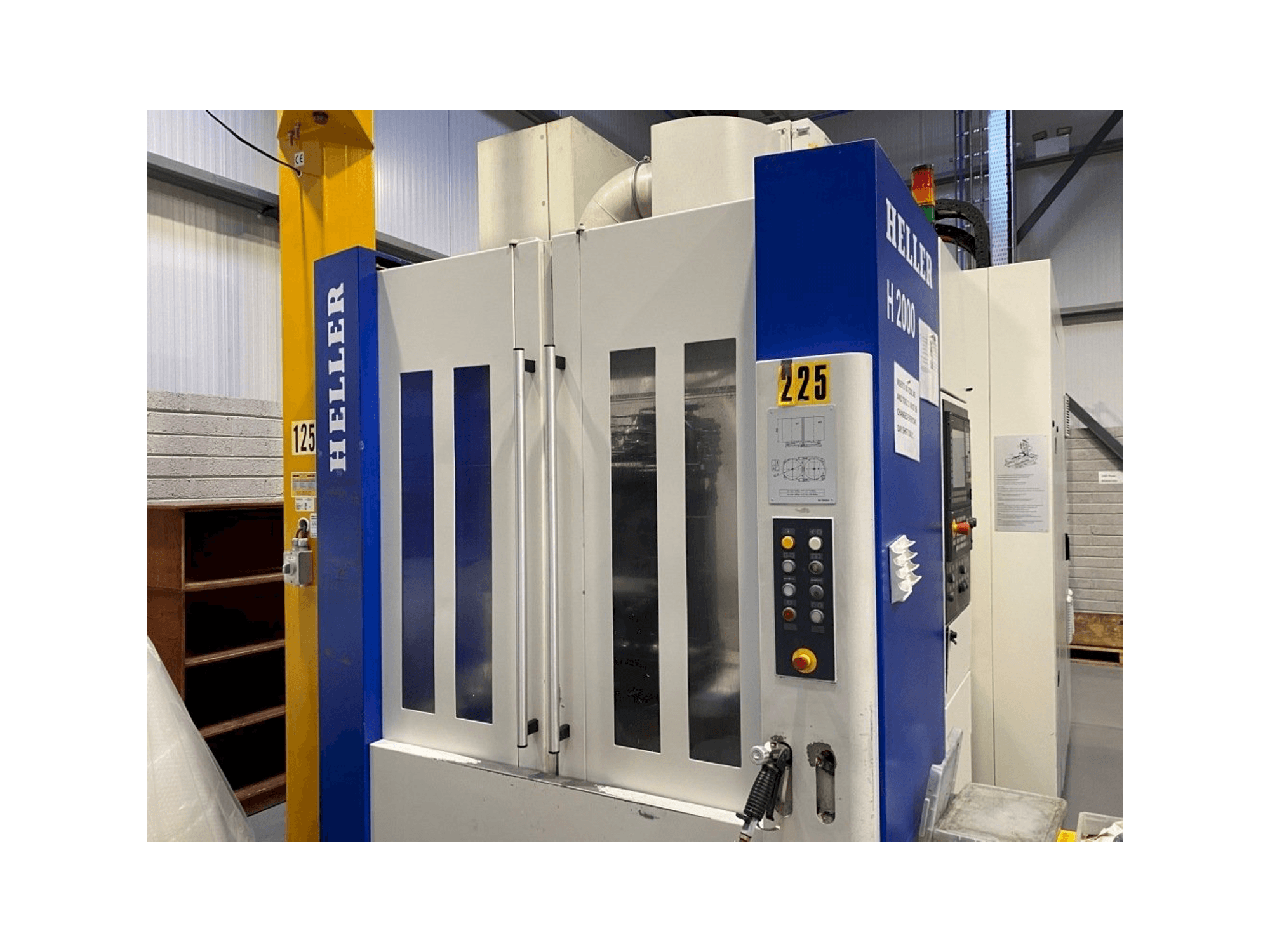 Prikaz stroja HELLER H 2000 sprijeda