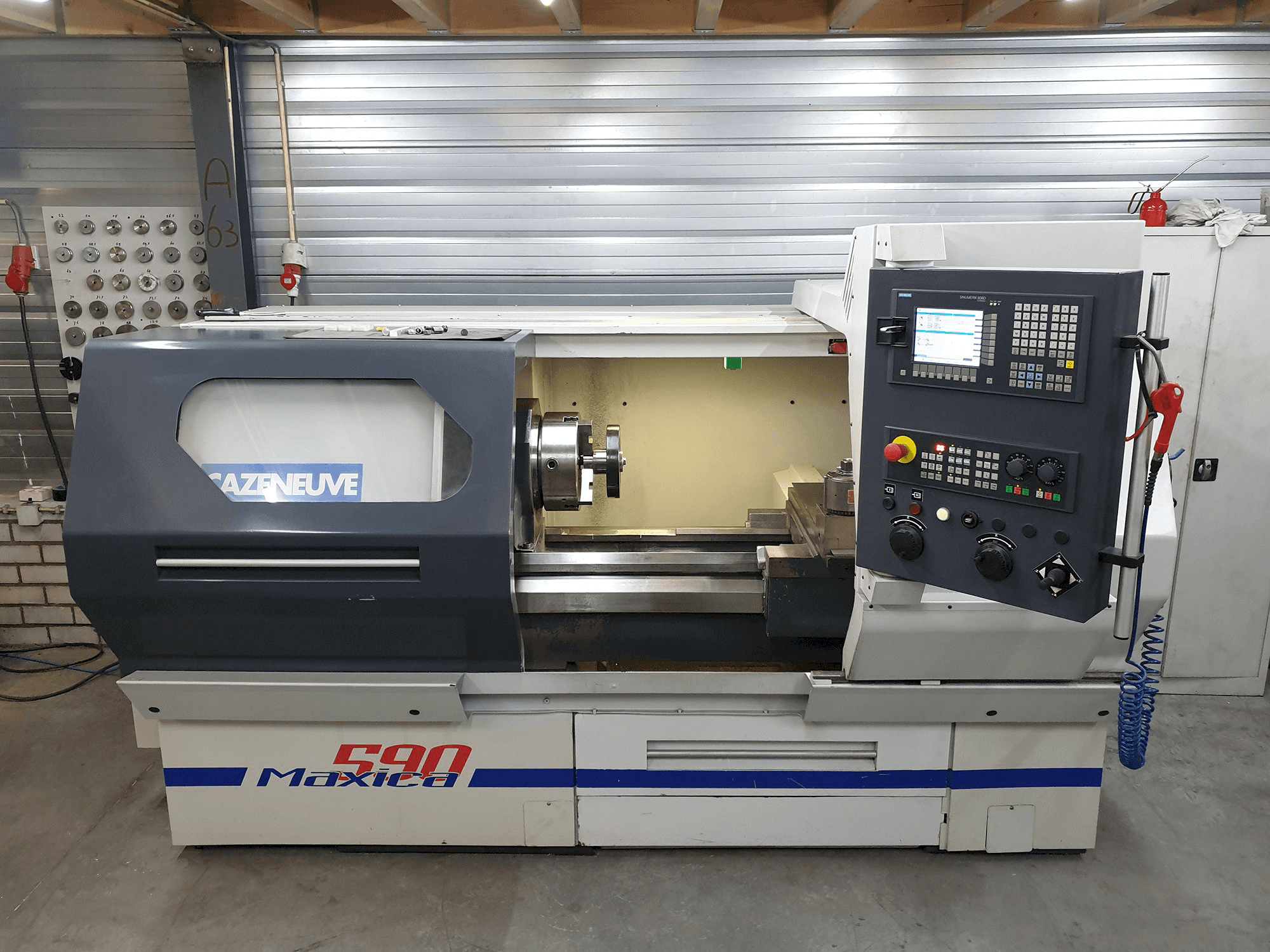 Prikaz stroja CAZENEUVE MAXICA 590 sprijeda