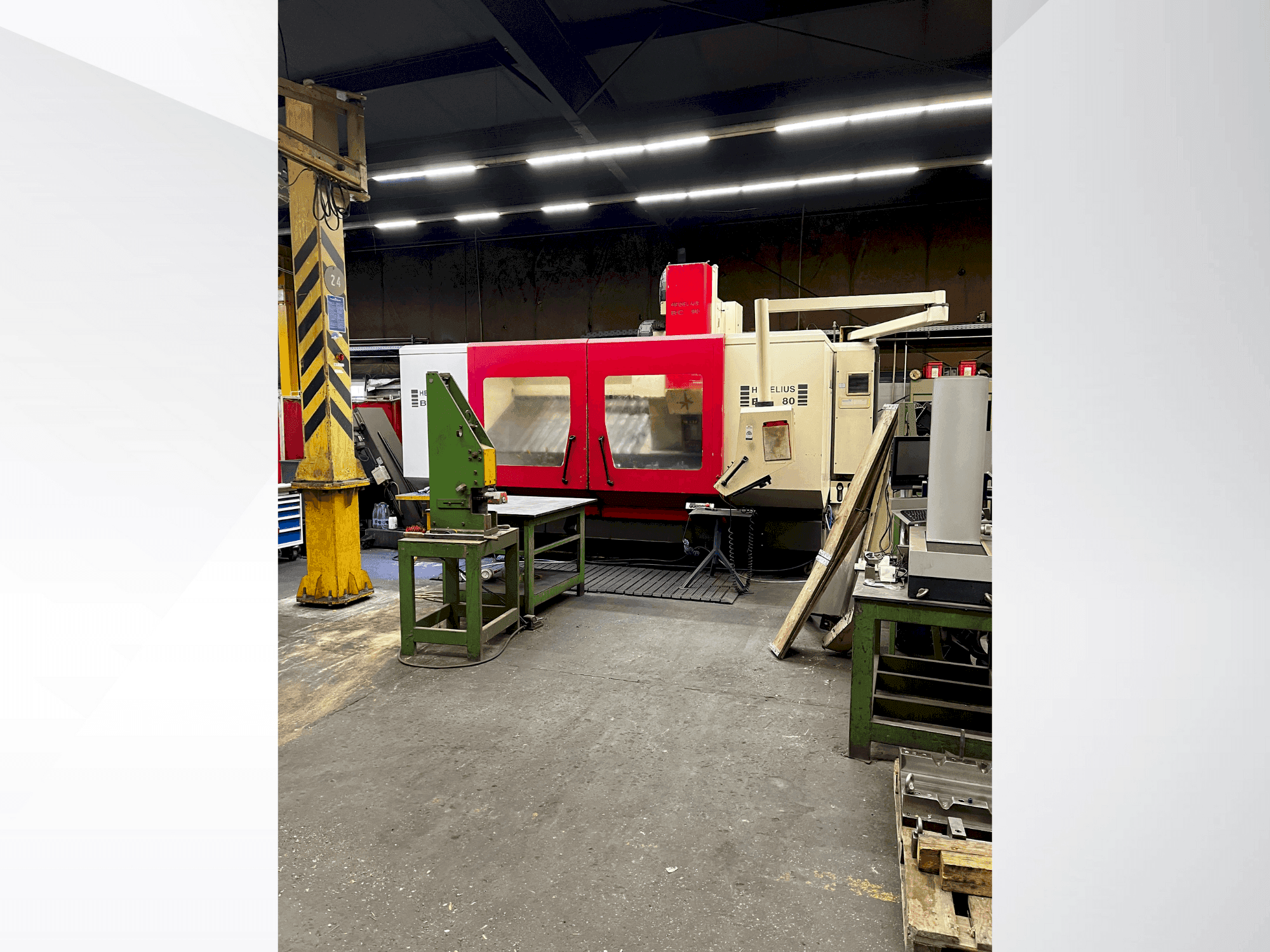 Prikaz stroja HEDELIUS BC 80 sprijeda