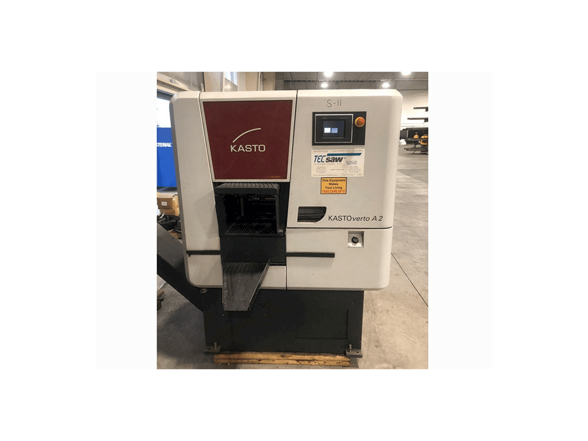 Prikaz stroja KASTO verto A2 sprijeda