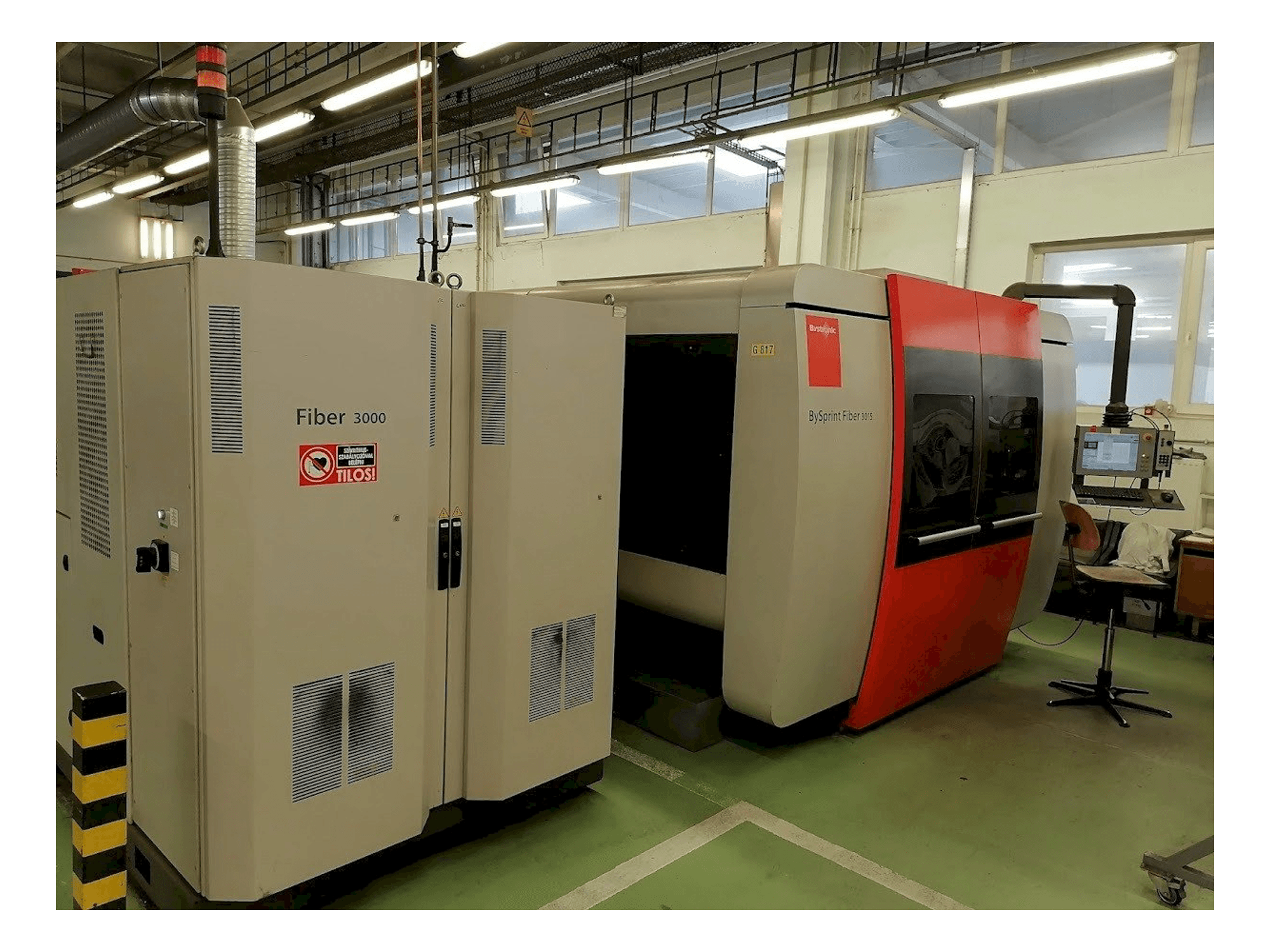 Prikaz stroja Bystronic BySprint Fiber 3015 sprijeda