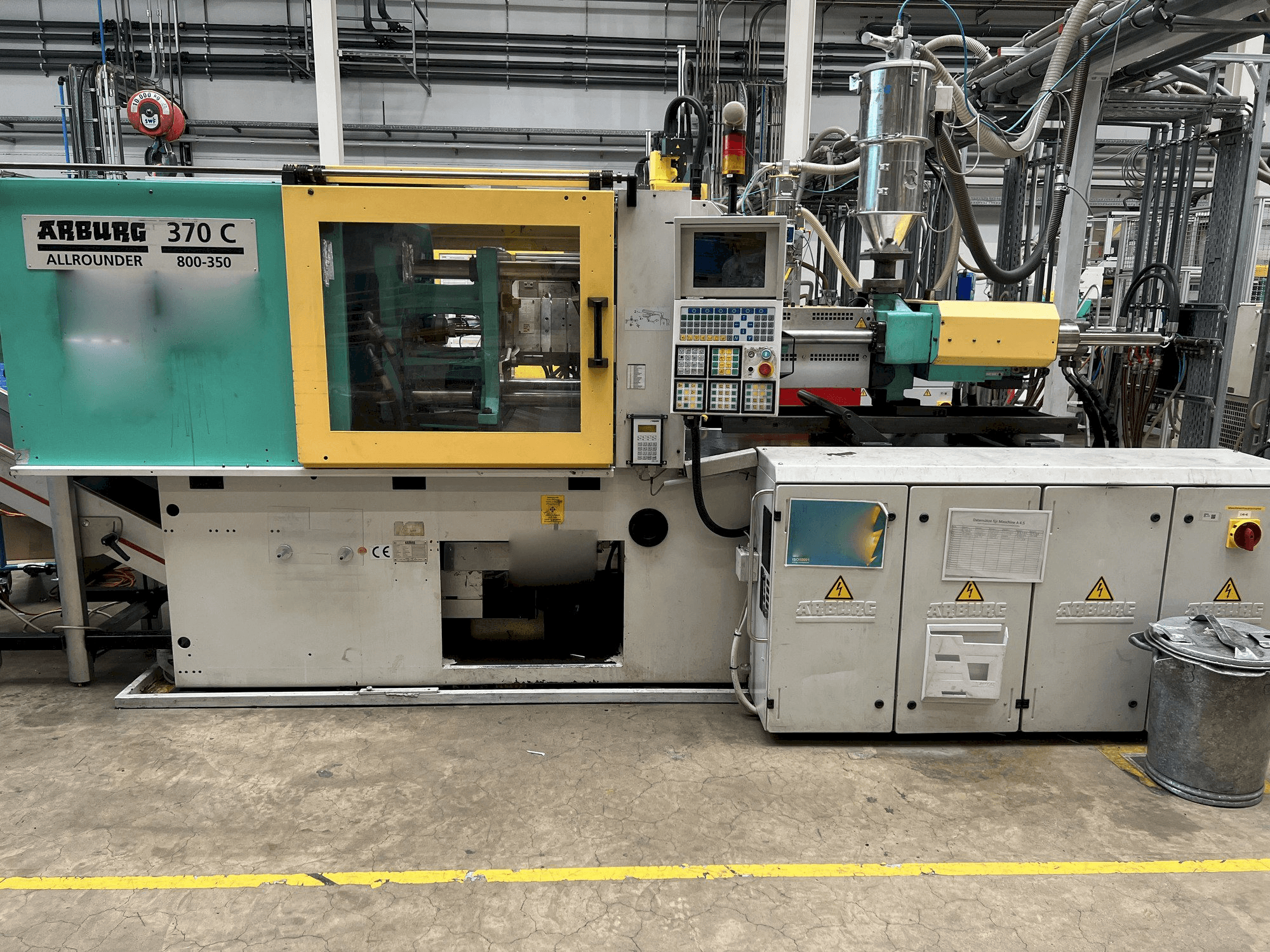 Prikaz stroja Arburg 370C-800-350 sprijeda