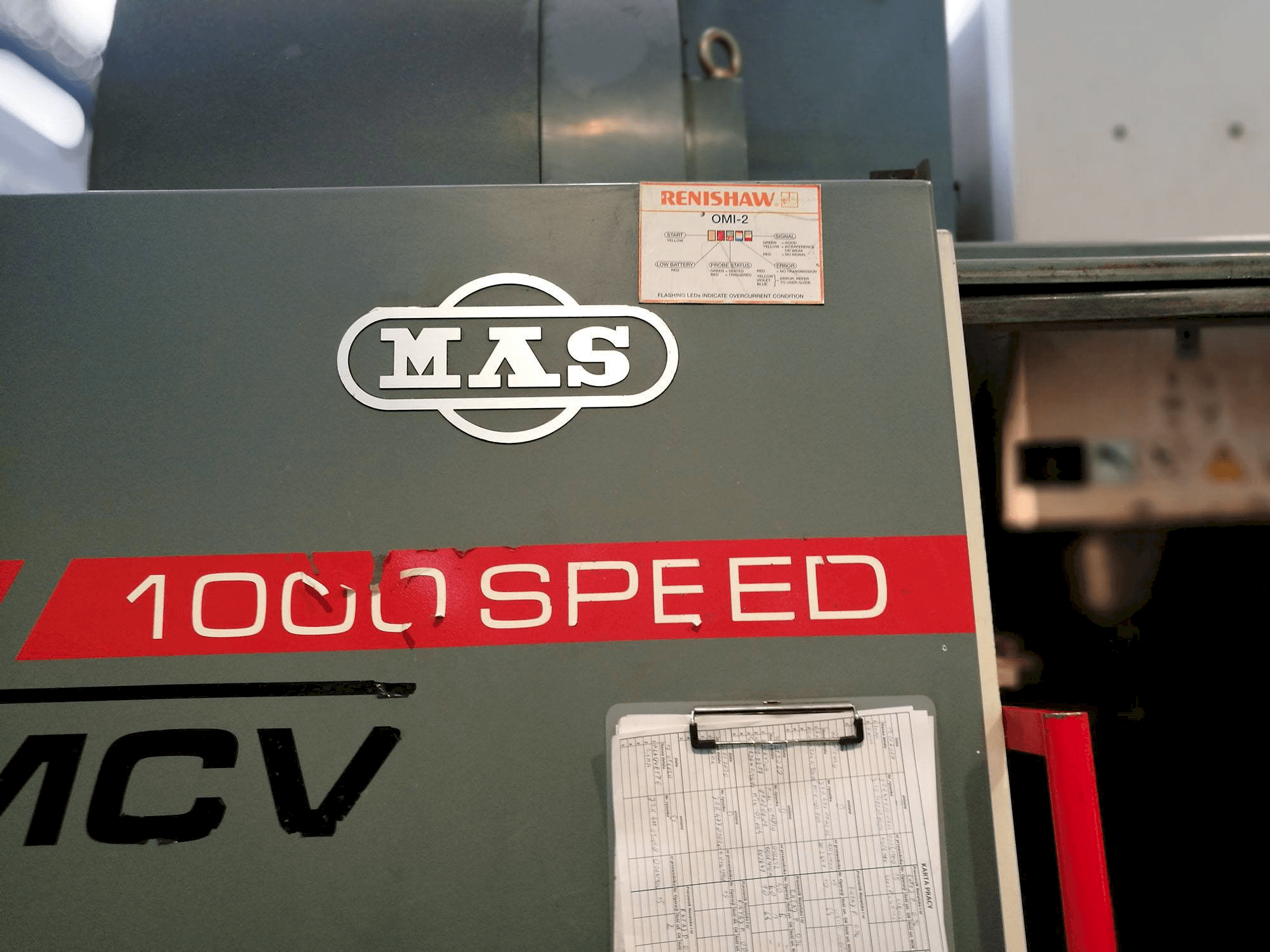 Prikaz stroja KOVOSVIT MAS MCV 1000 SPEED sprijeda