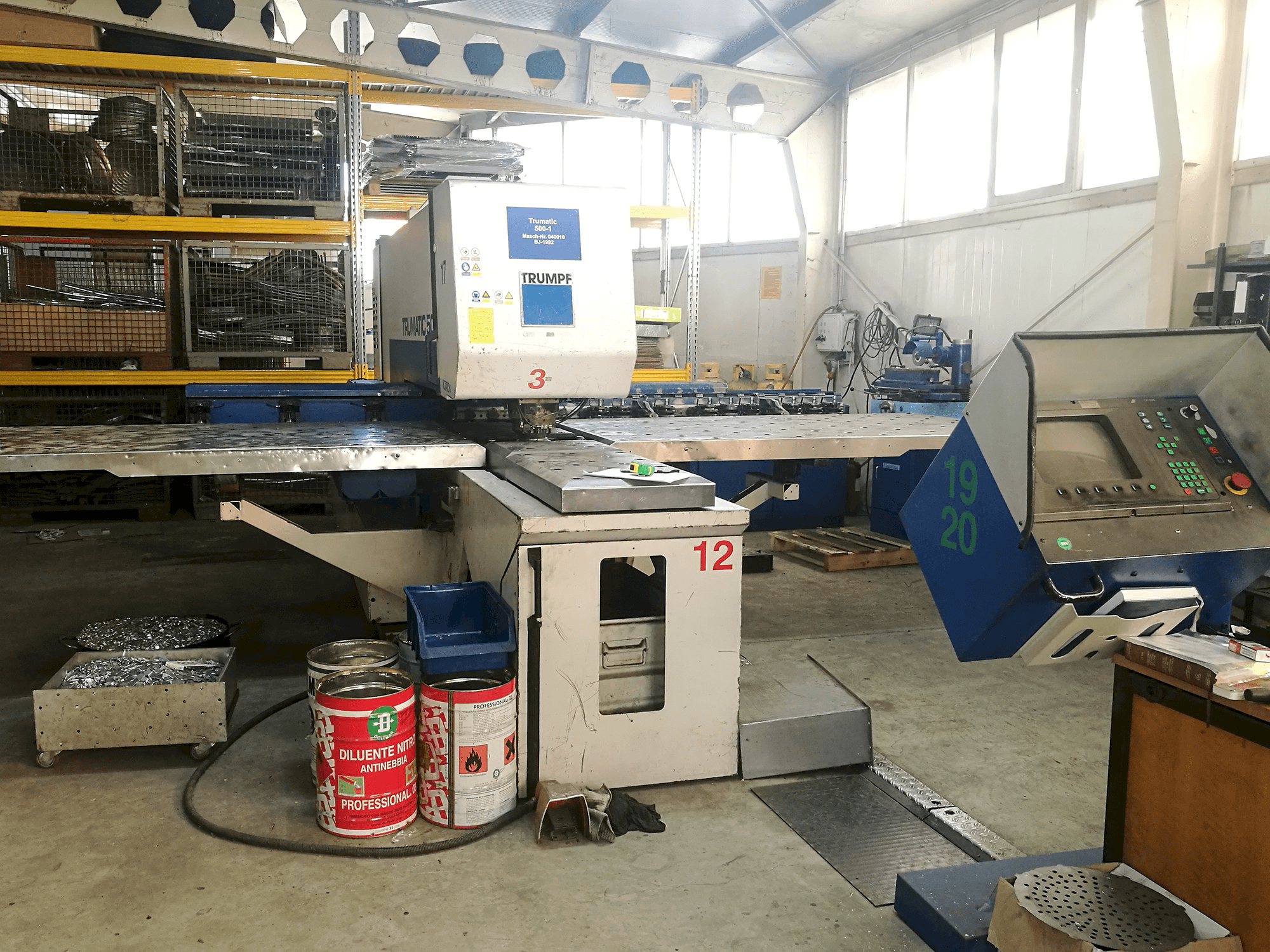 Prikaz stroja Trumpf Trumatic 500 sprijeda