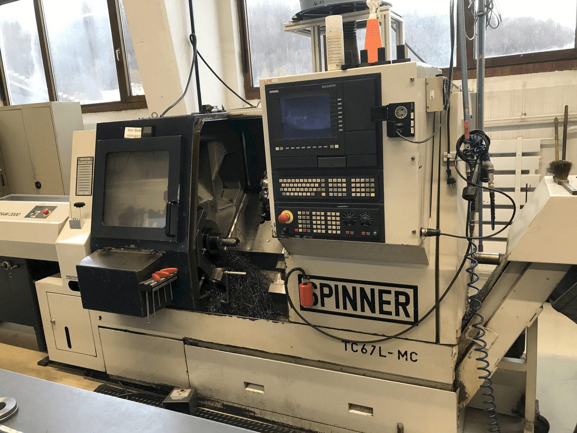 Prikaz stroja SPINNER TC67L -MC sprijeda