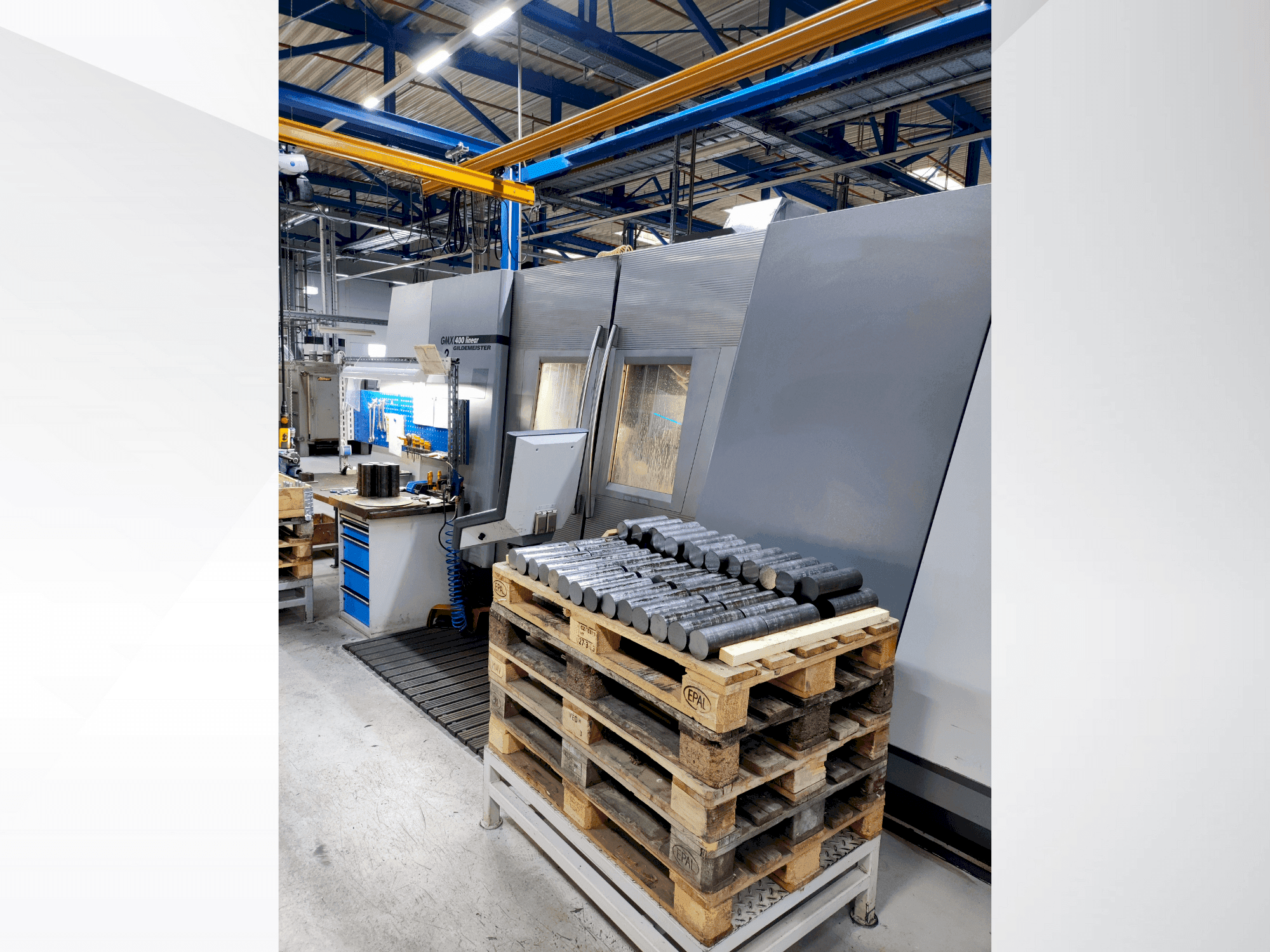 Prikaz stroja DMG GMX 400L sprijeda