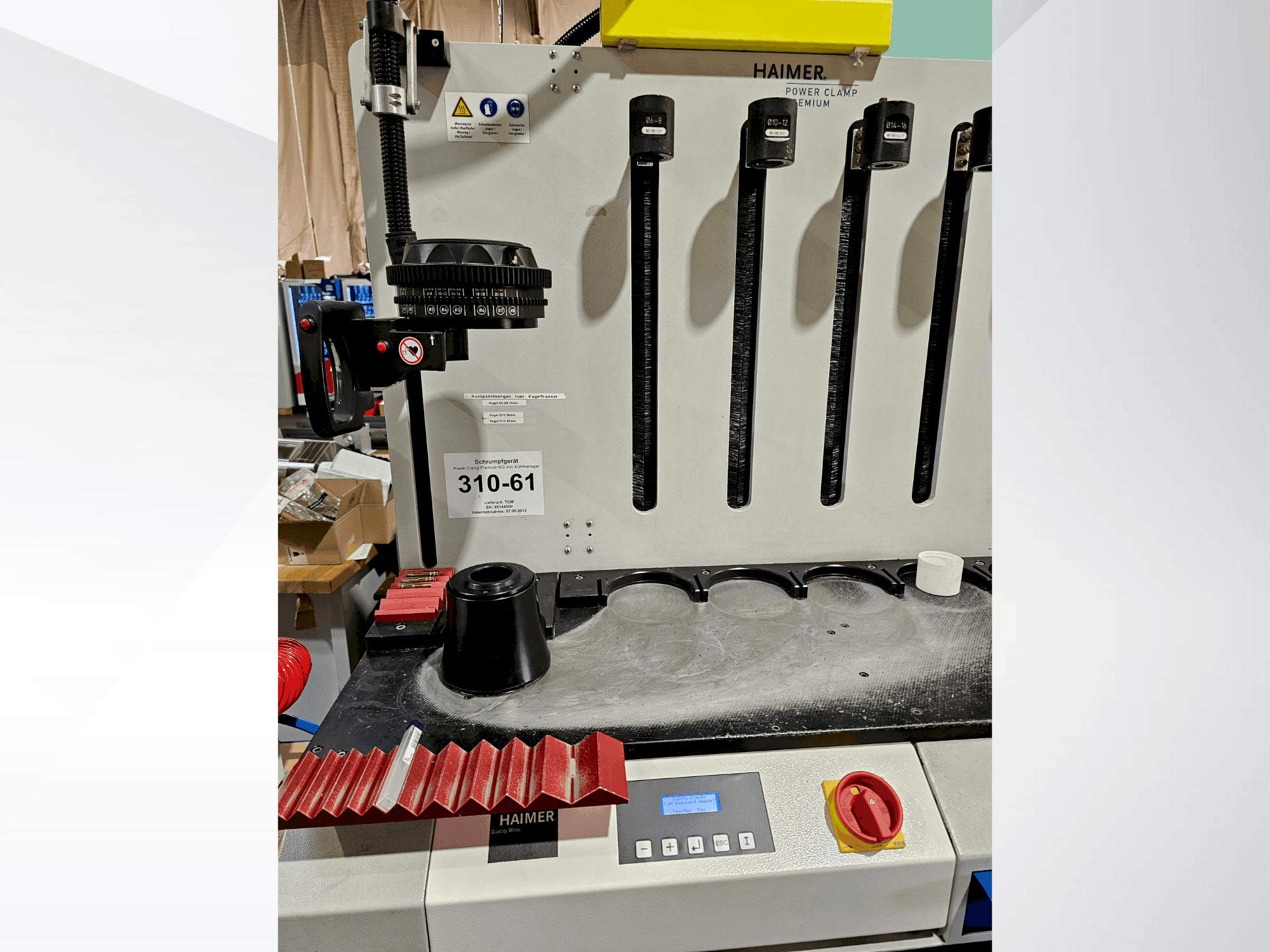 Prikaz stroja HAIMER PC 2011 Premium sprijeda