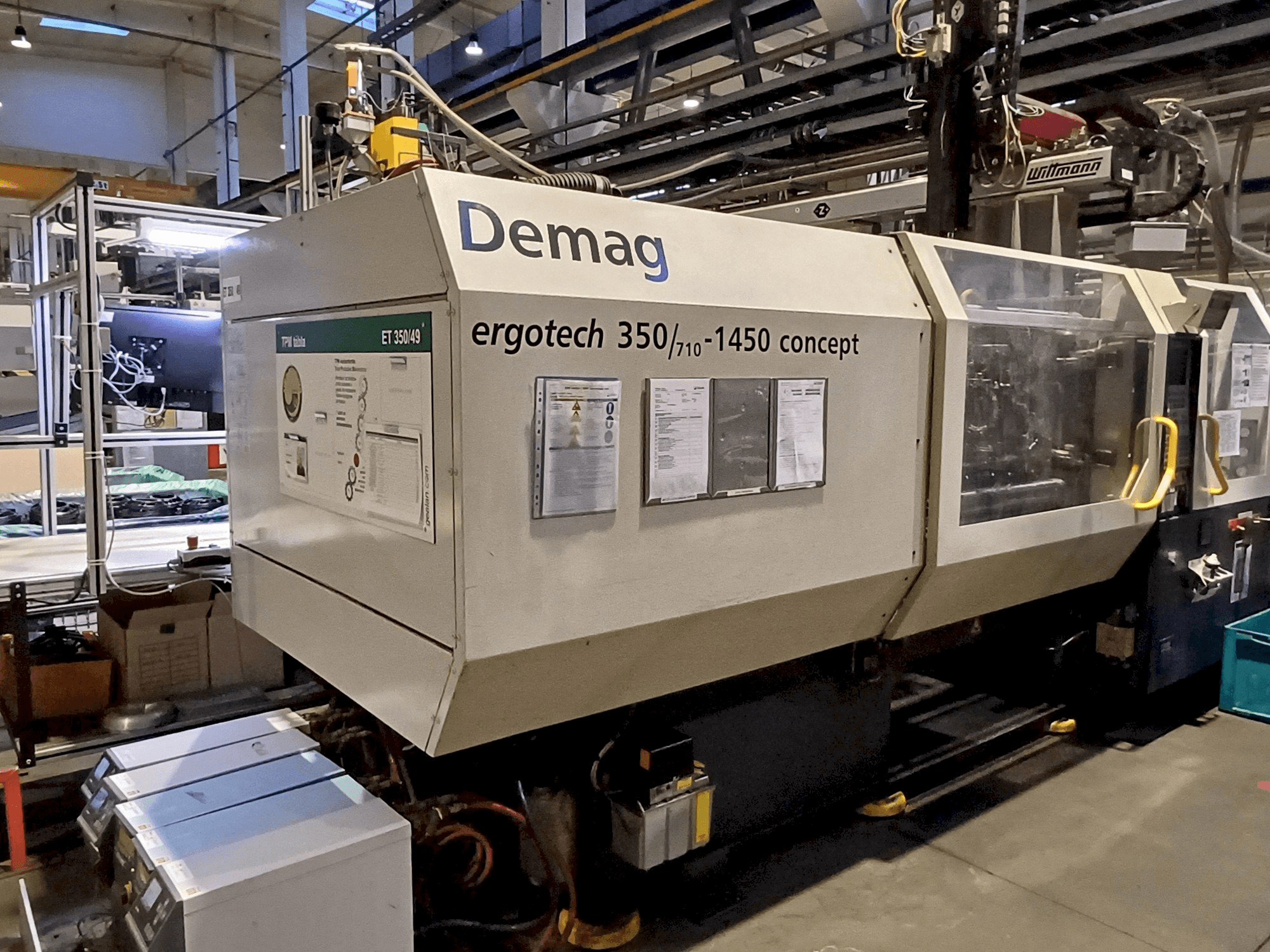 Prikaz stroja SUMITOMO SHI DEMAG Ergotech 350 Concept sprijeda
