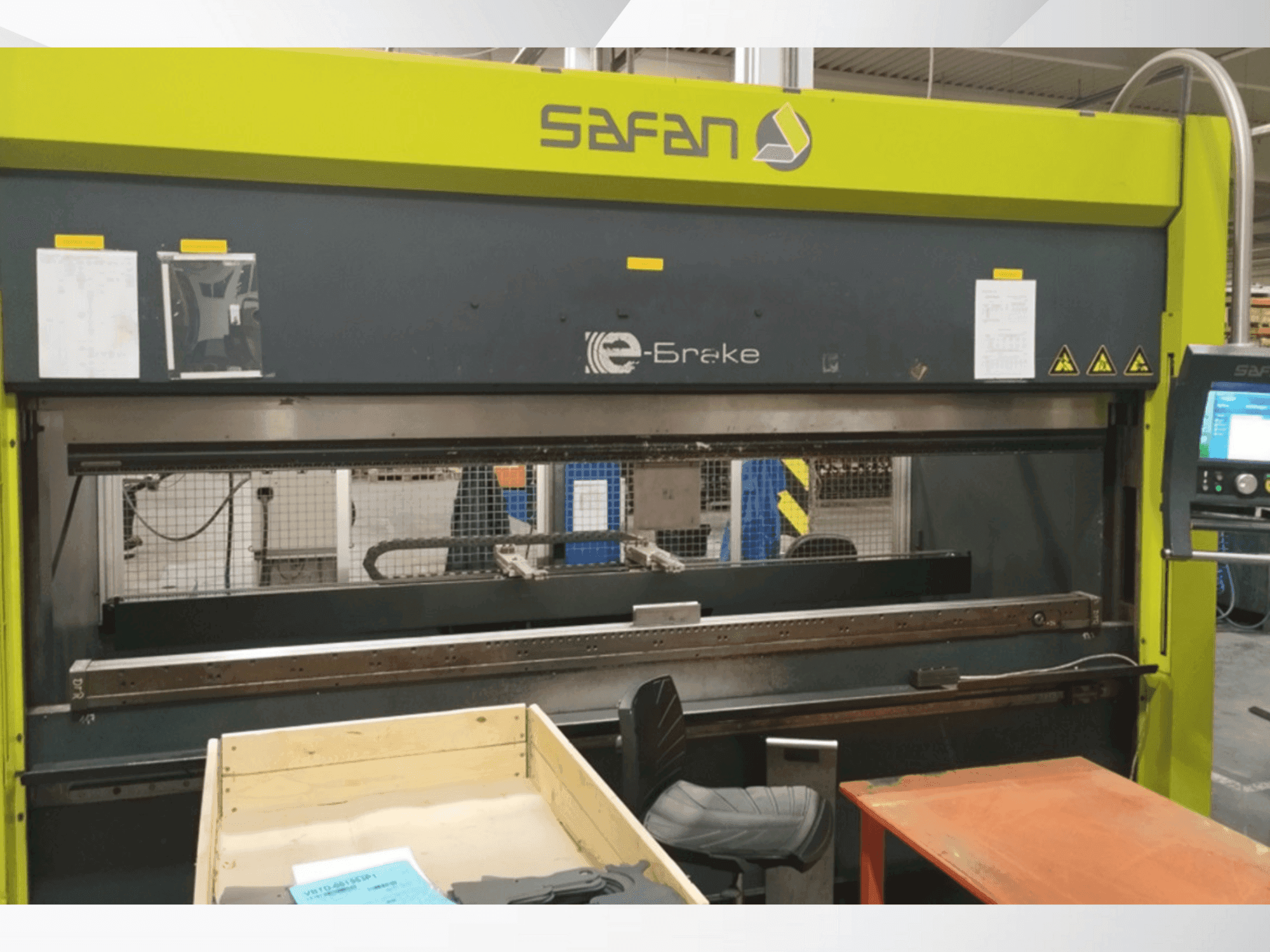 Prikaz stroja Safan E-BRAKE 100-3100 TS 1 sprijeda