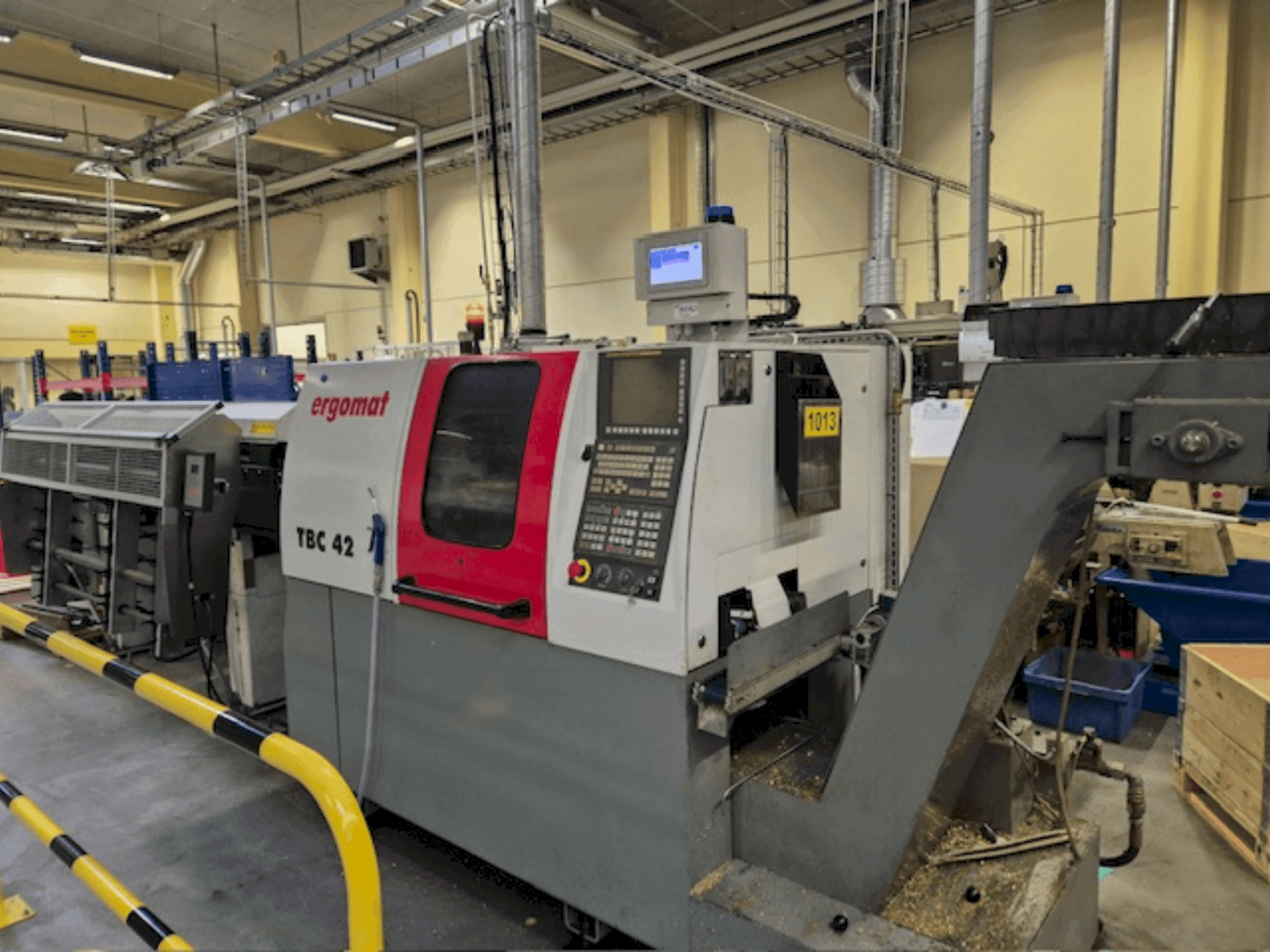 Prikaz stroja ERGOMAT TBC-42 sprijeda