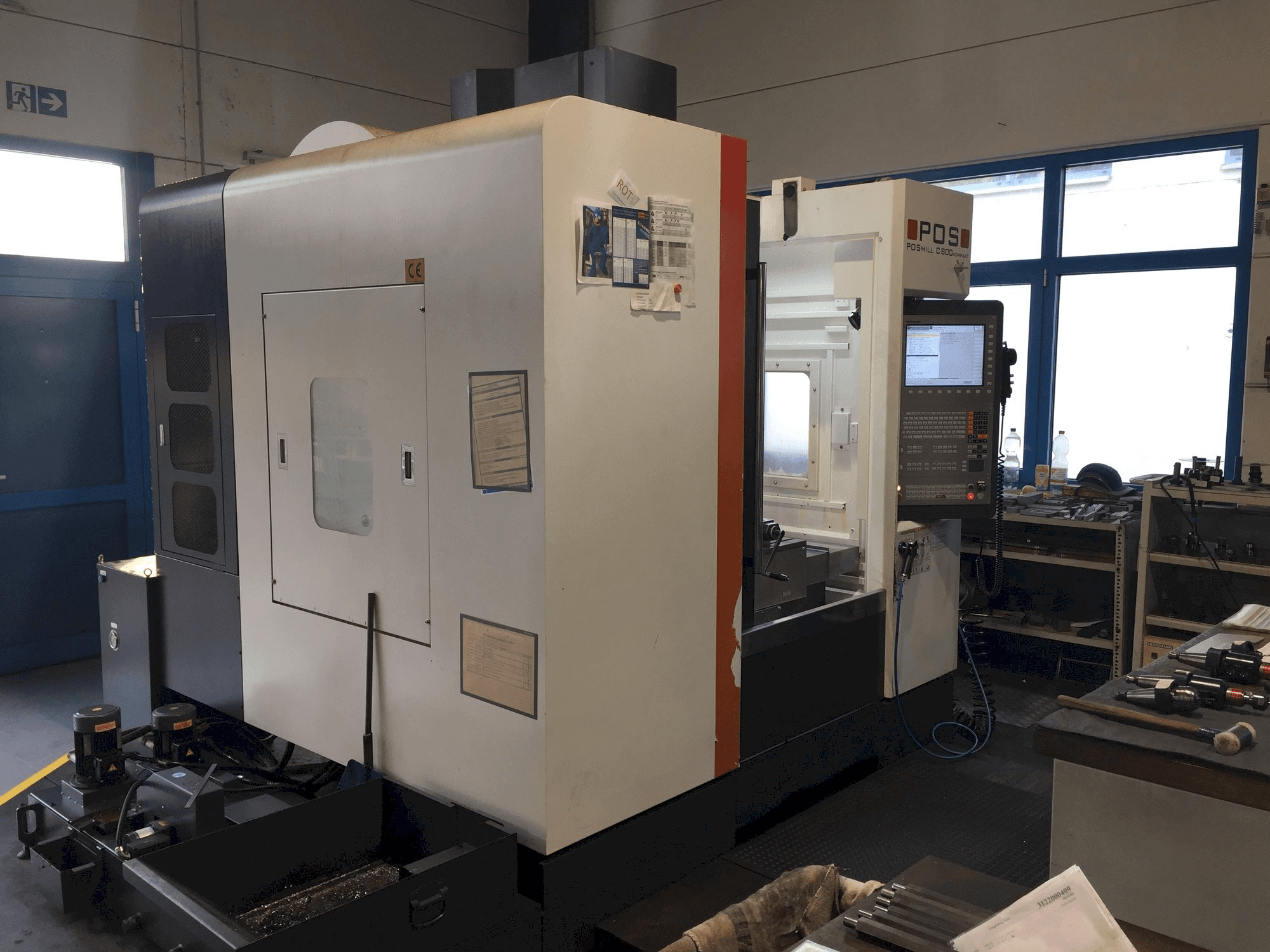 Prikaz stroja POSmill C 800 Kompakt sprijeda